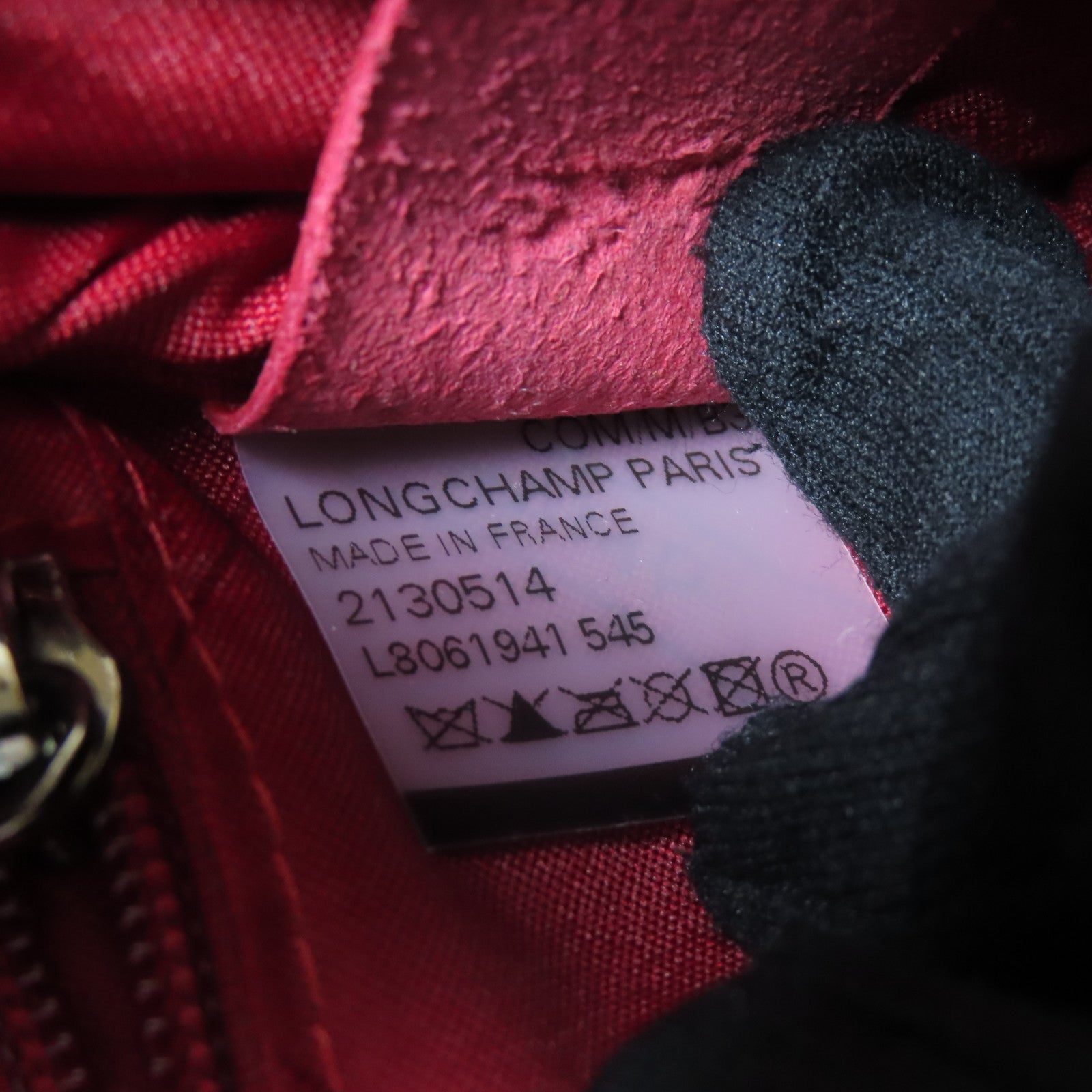 Longchamp 【激減優惠】牛皮皮革Amazone Convertible Belt Bag鏈帶肩背袋/腰包紅色