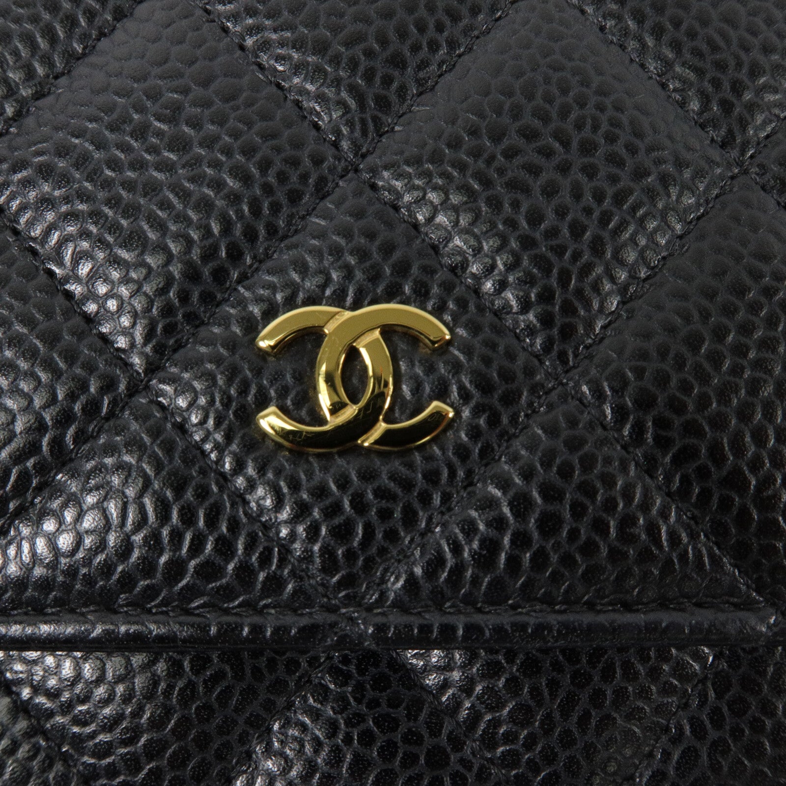 CHANEL 牛皮皮革WOC Wallet On Chain鏈帶肩背袋