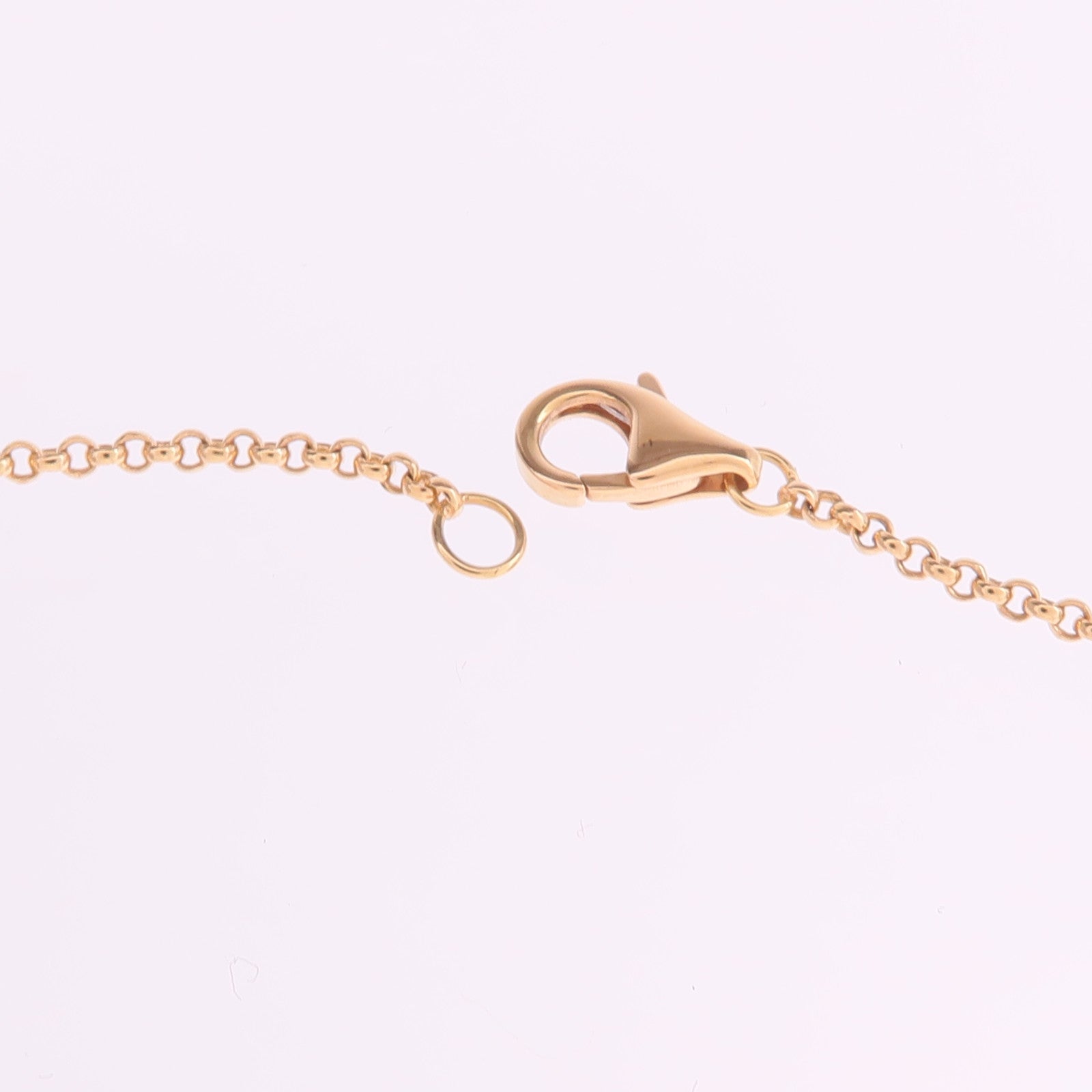 CARTIER 18K玫瑰金Agrafe Diamond Necklace鑽石項鍊