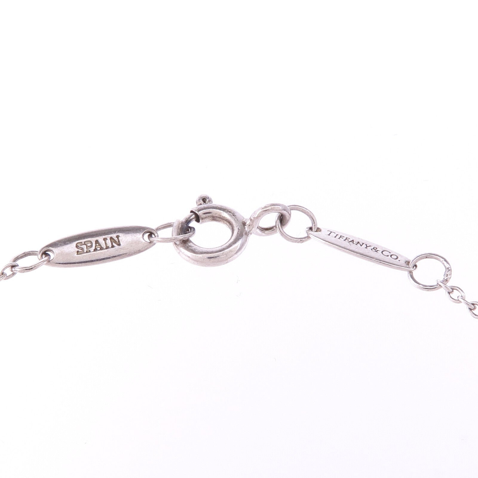 TIFFANY＆CO 925純銀By The Yard Bracelet鑽石手鏈