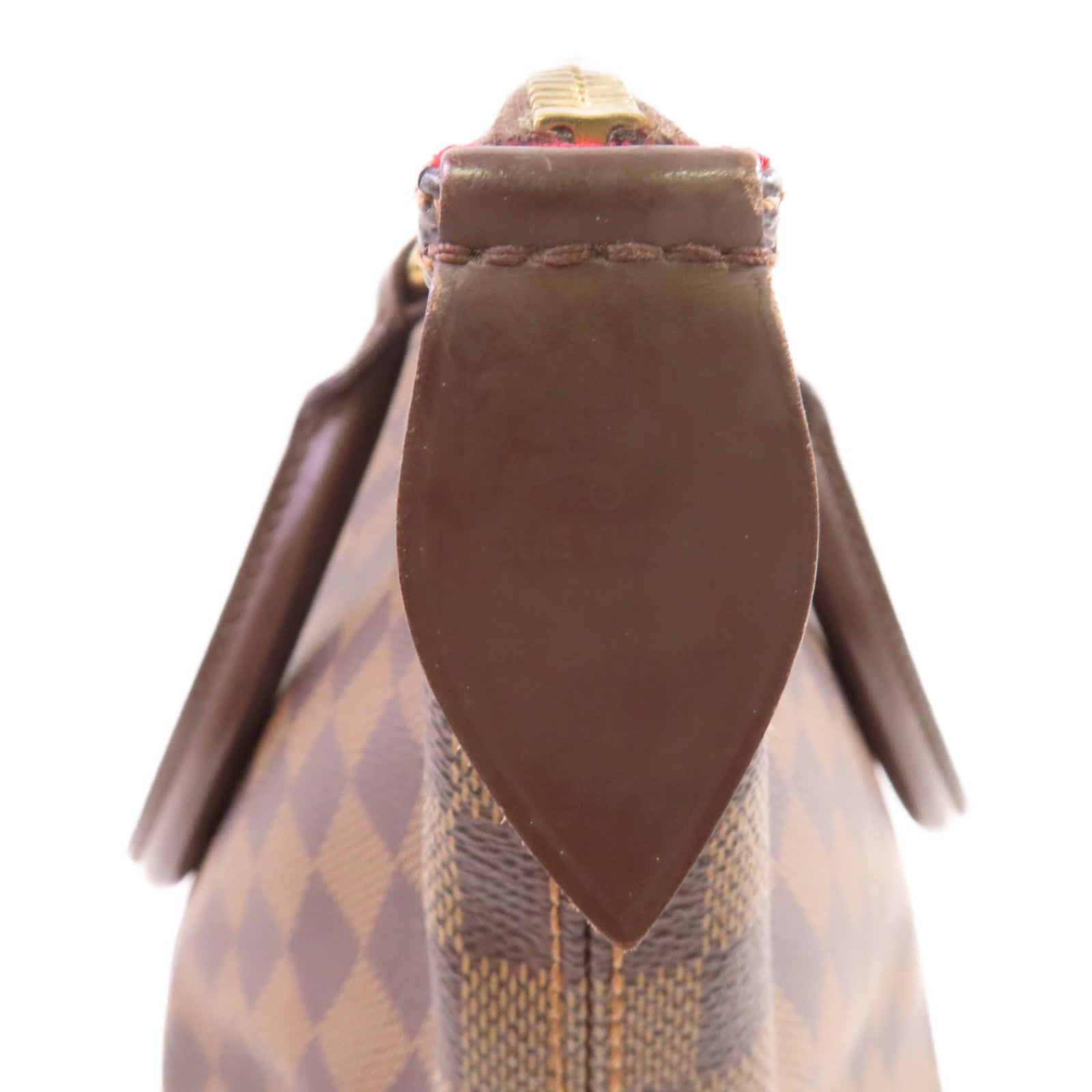LOUIS VUITTON Damier Ebene Saleya MM Tote Bag金扣肩背袋啡色