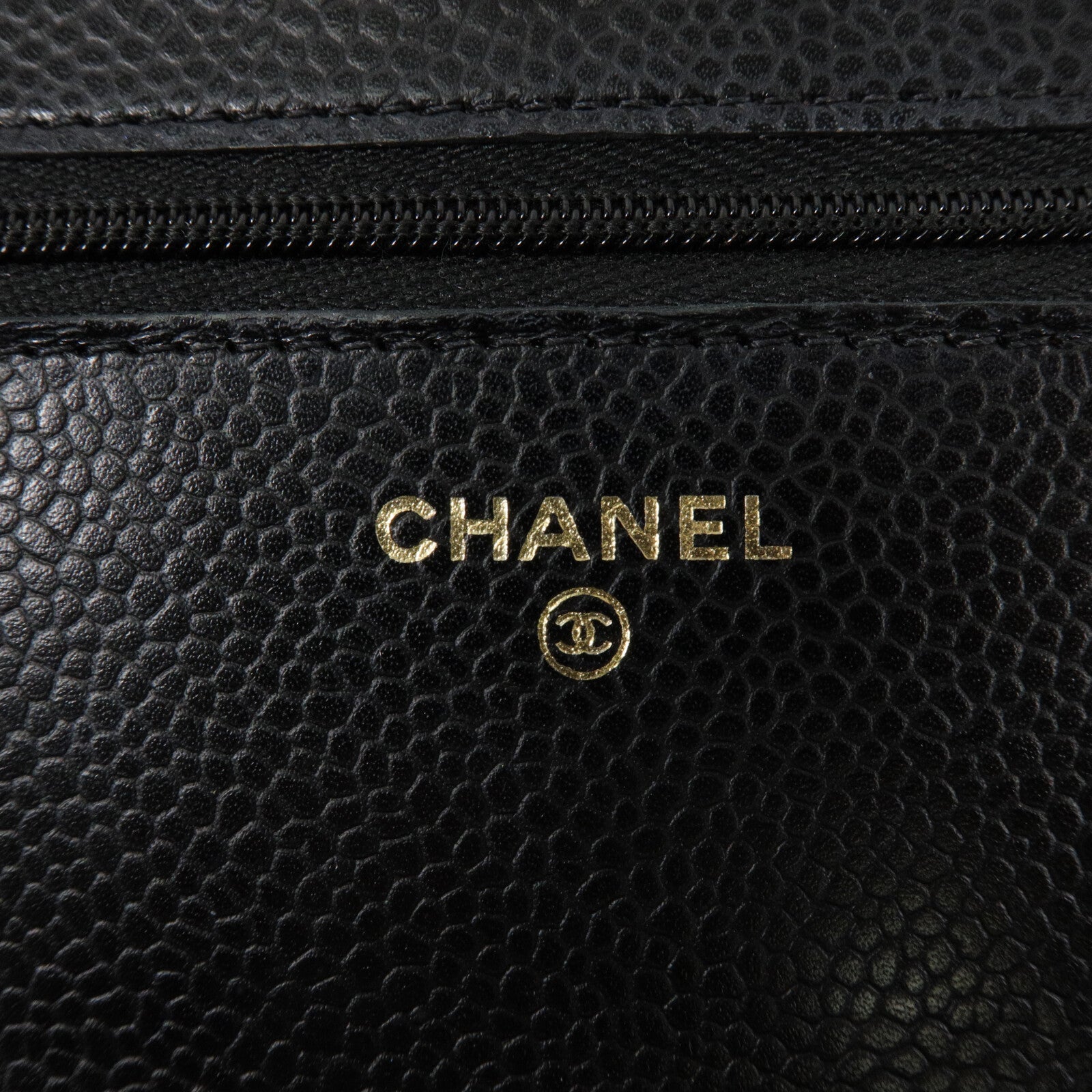 CHANEL 牛皮皮革WOC Wallet On Chain鏈帶肩背袋