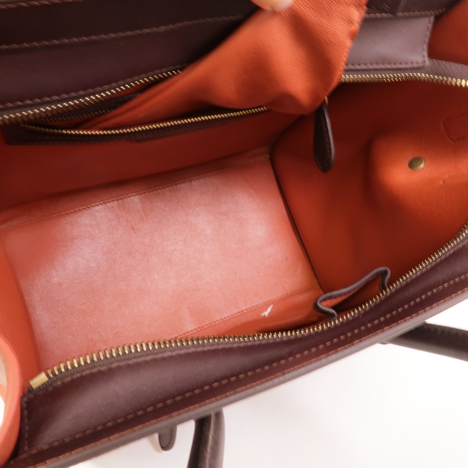 CELINE 牛皮皮革Mini Luggage手挽袋