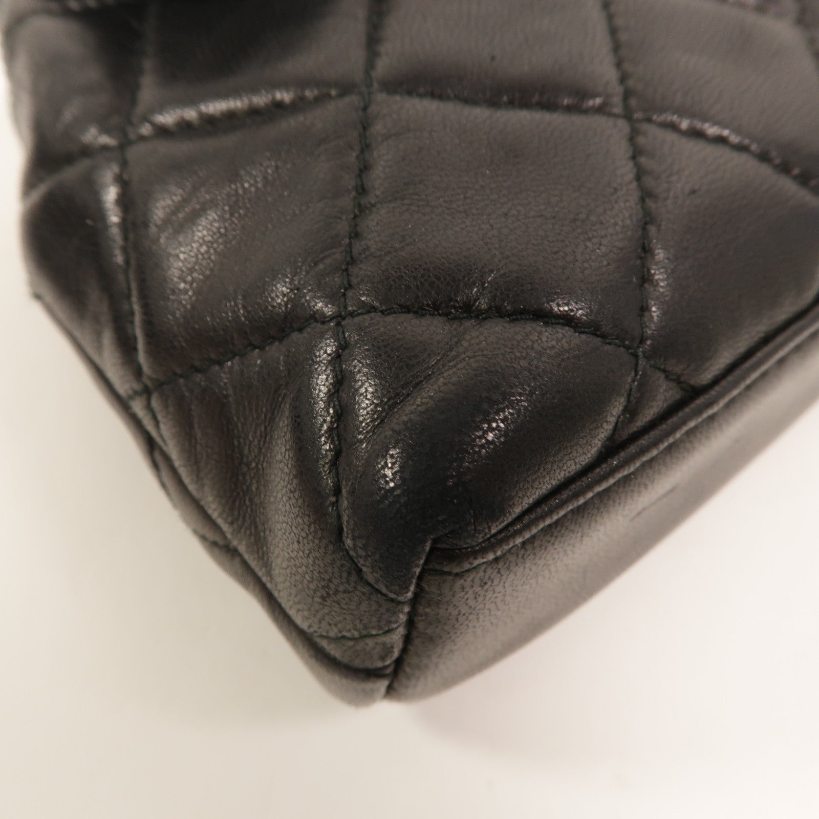CHANEL 羊皮皮革Waist Bag鏈帶腰包
