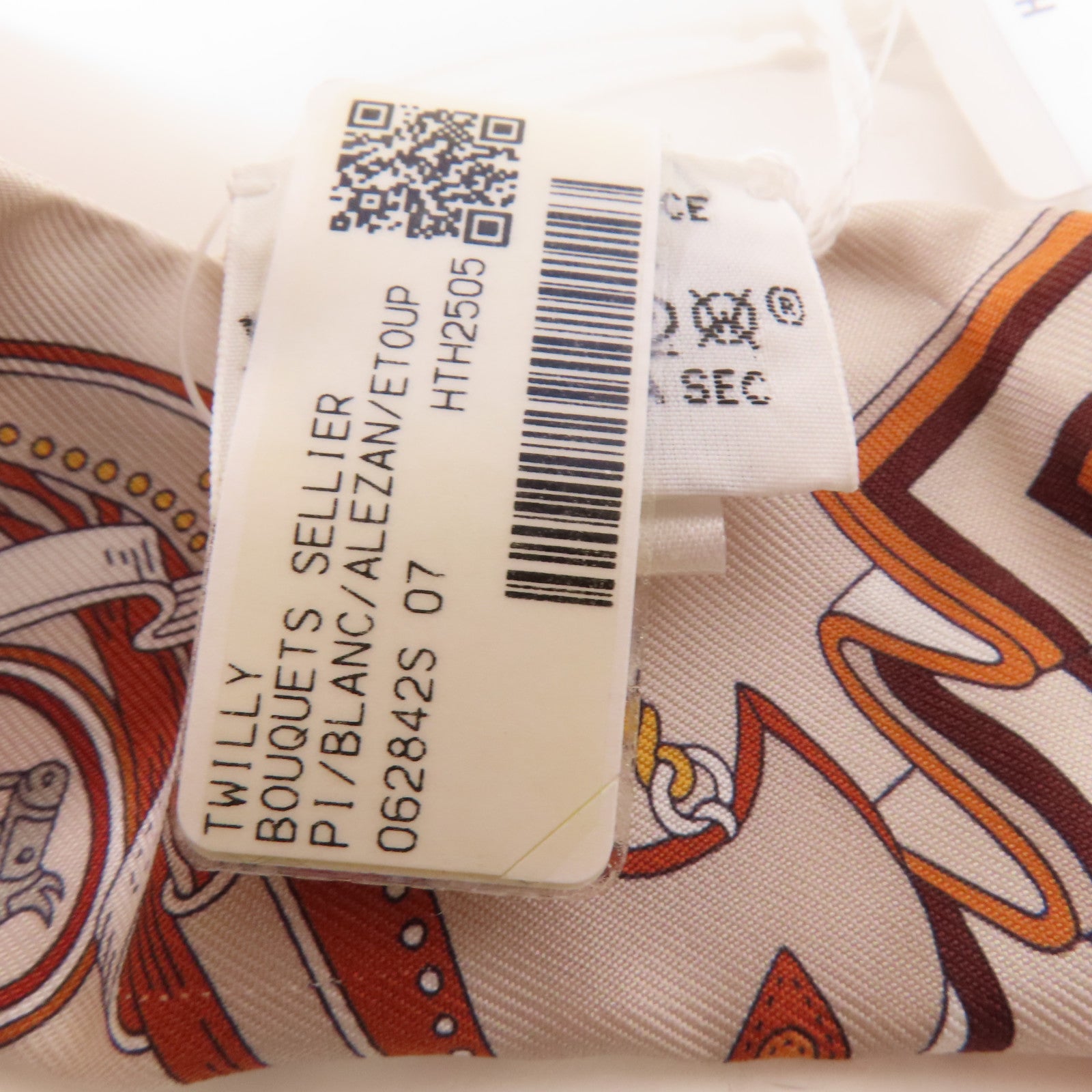 HERMES 絲質Twilly絲巾