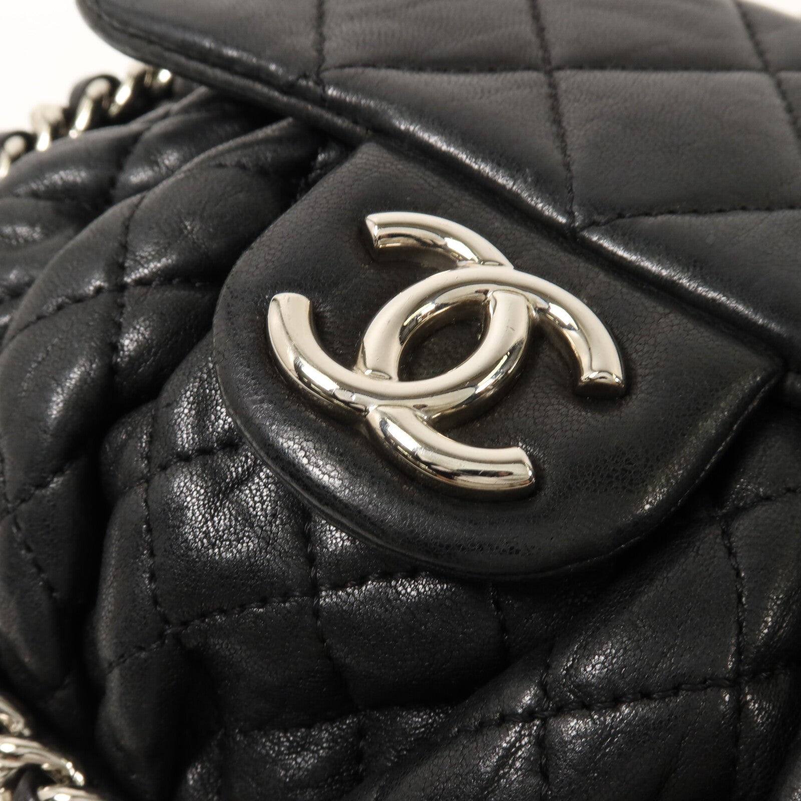 CHANEL 牛皮皮革Chain Shoulder鏈帶肩背袋