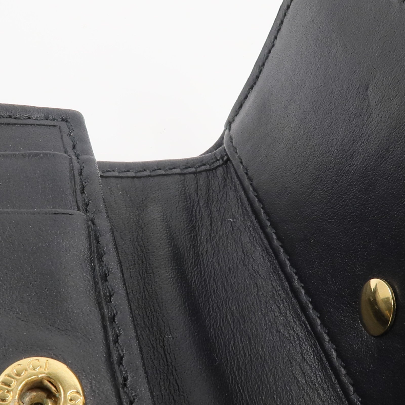 GUCCI 牛皮皮革Trifold Walllet錢包