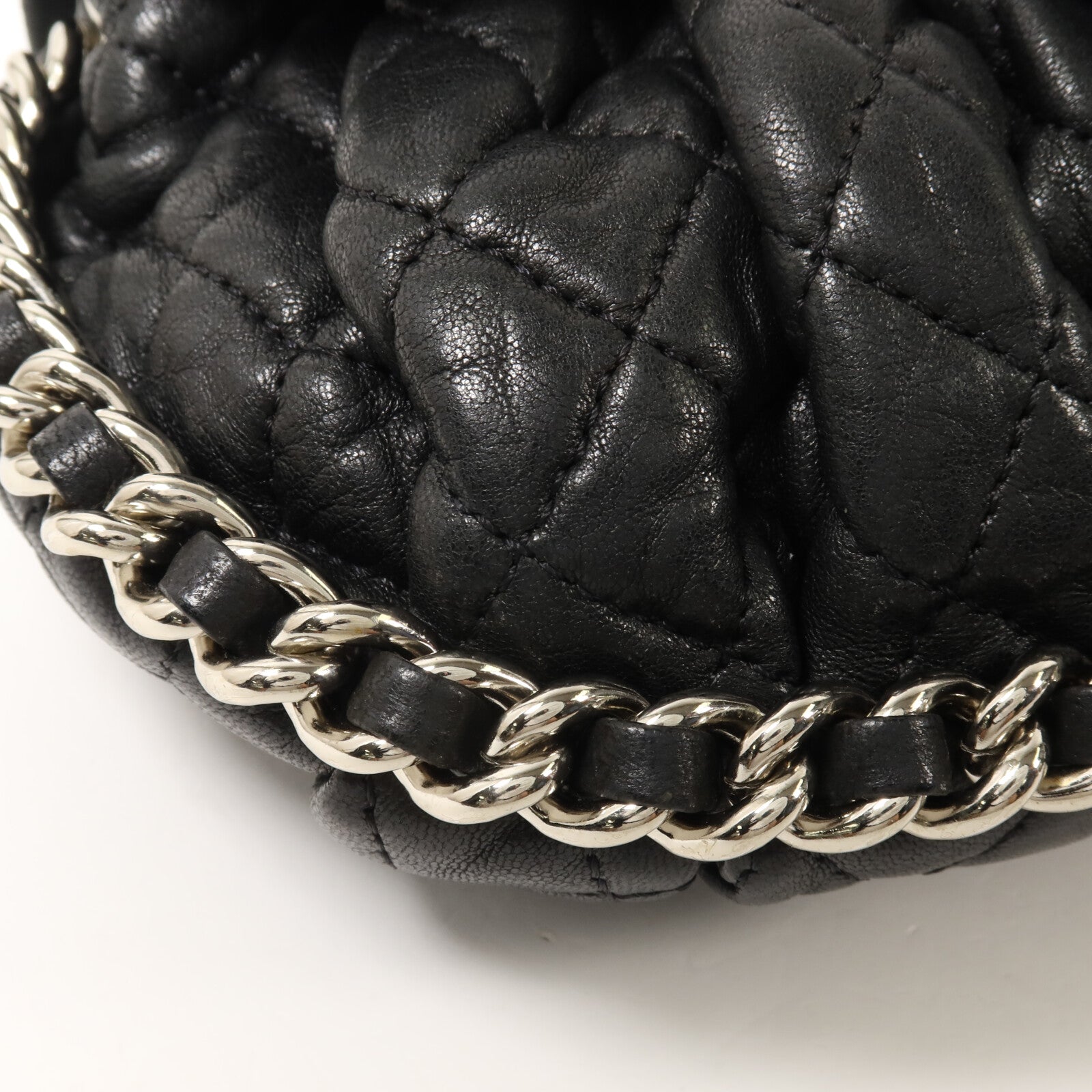 CHANEL 牛皮皮革Chain Shoulder鏈帶肩背袋