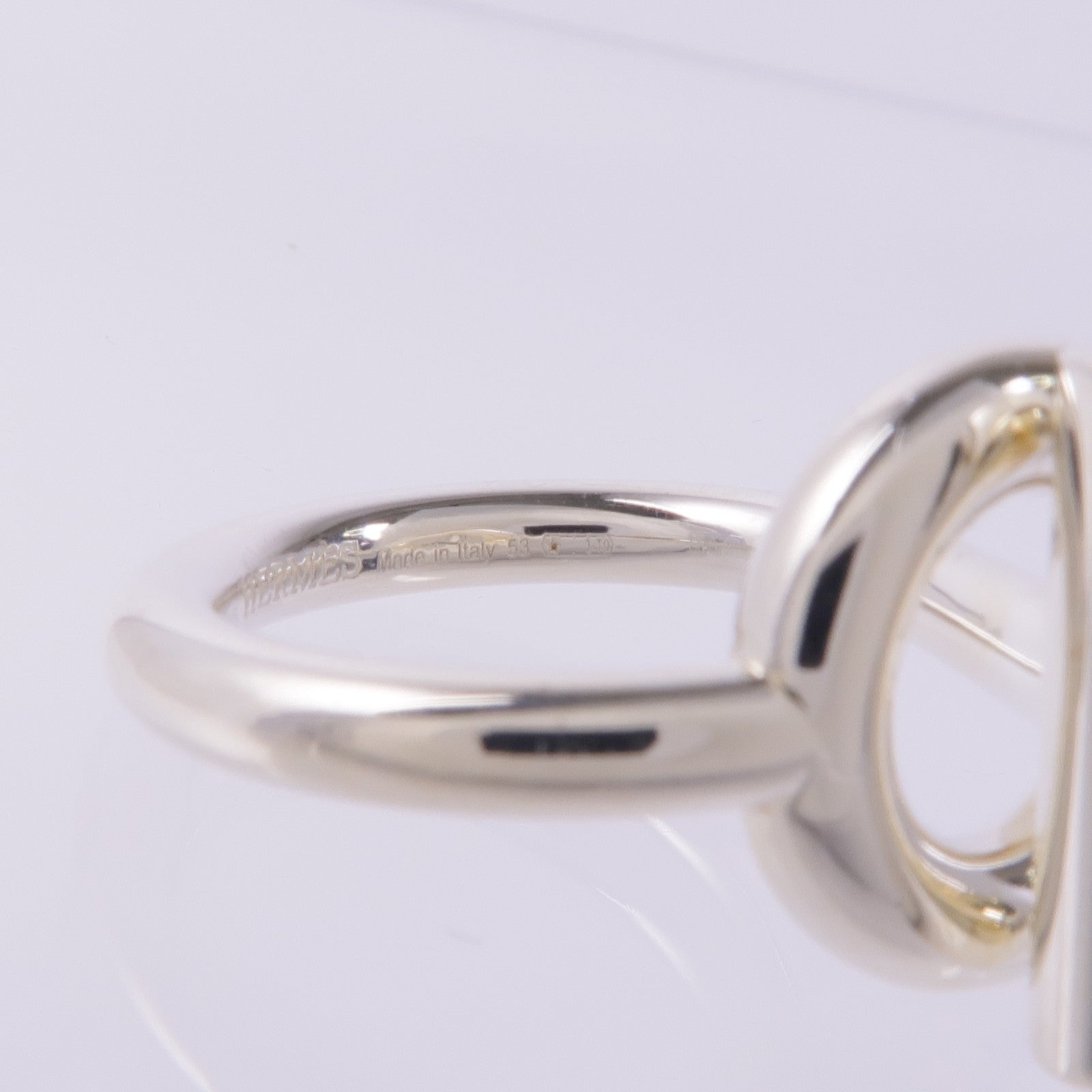 HERMES 925純銀Echappee Hermes Ring戒指Hermes#53/US#6.25