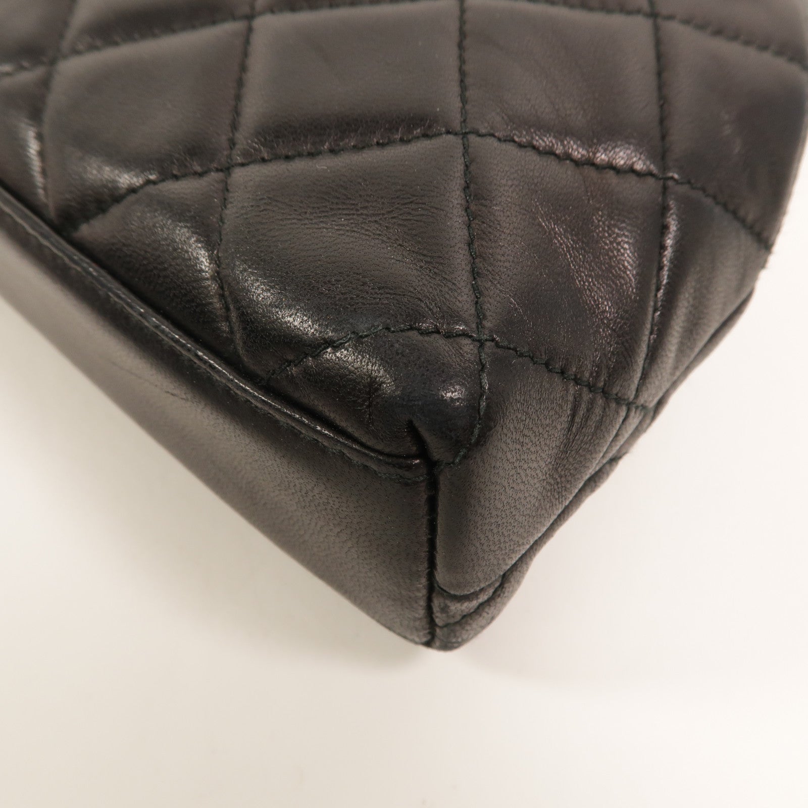 CHANEL 羊皮皮革Waist Bag鏈帶腰包