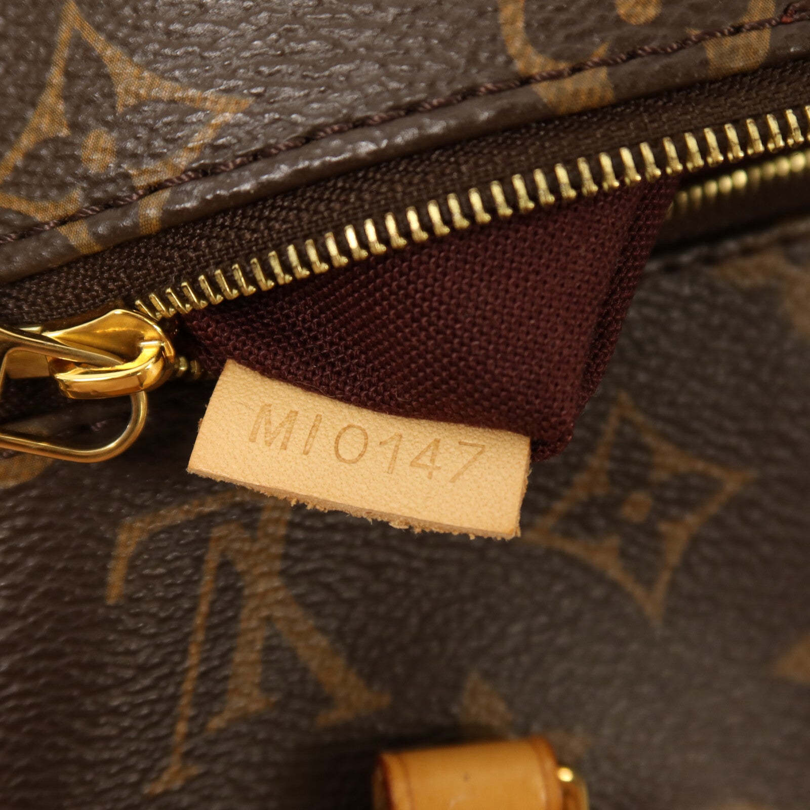 LOUIS VUITTON Monogram Iena PM金扣手挽袋