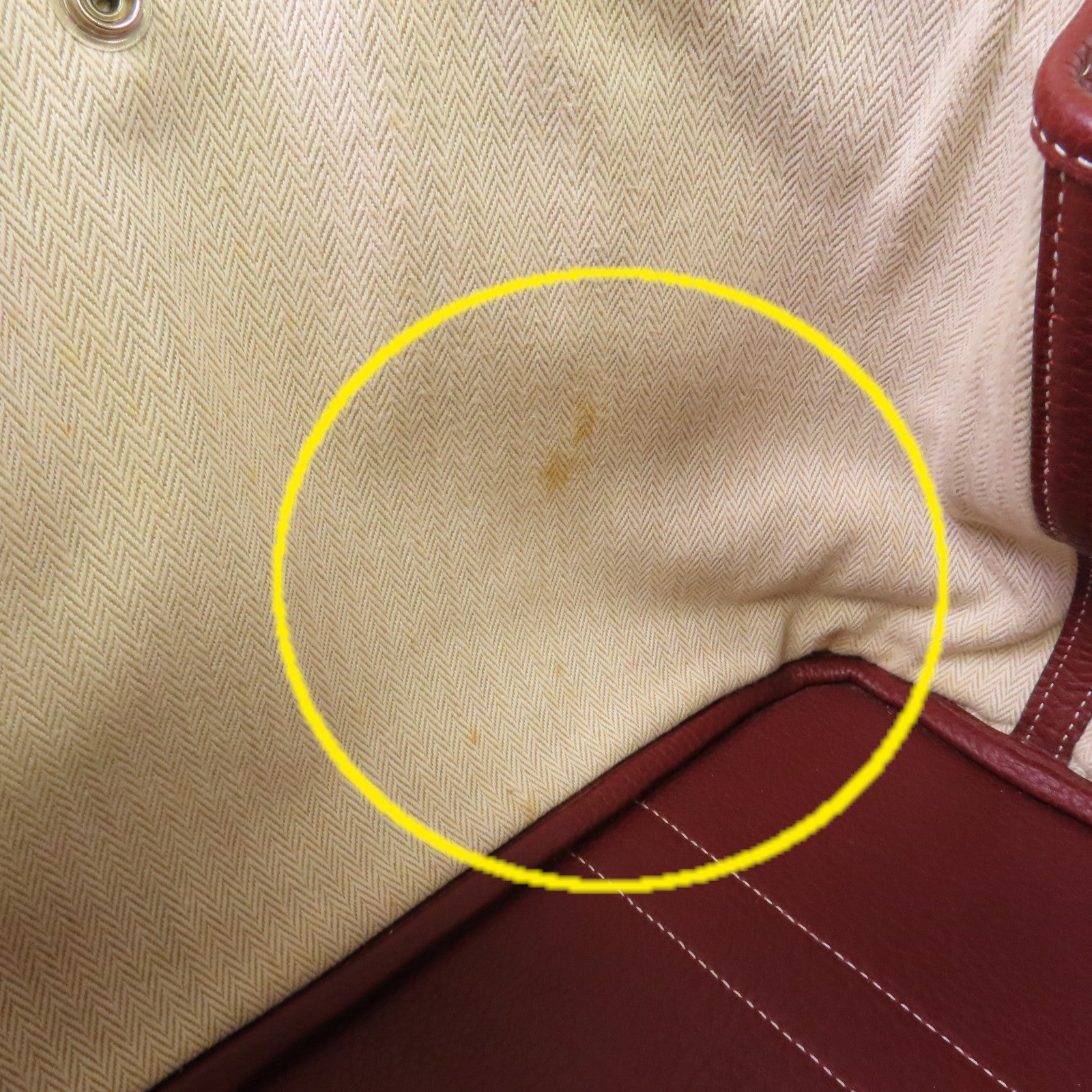 HERMES Negonda皮革Garden Party TPM Tote Bag銀扣手挽袋Rouge H愛馬仕紅色