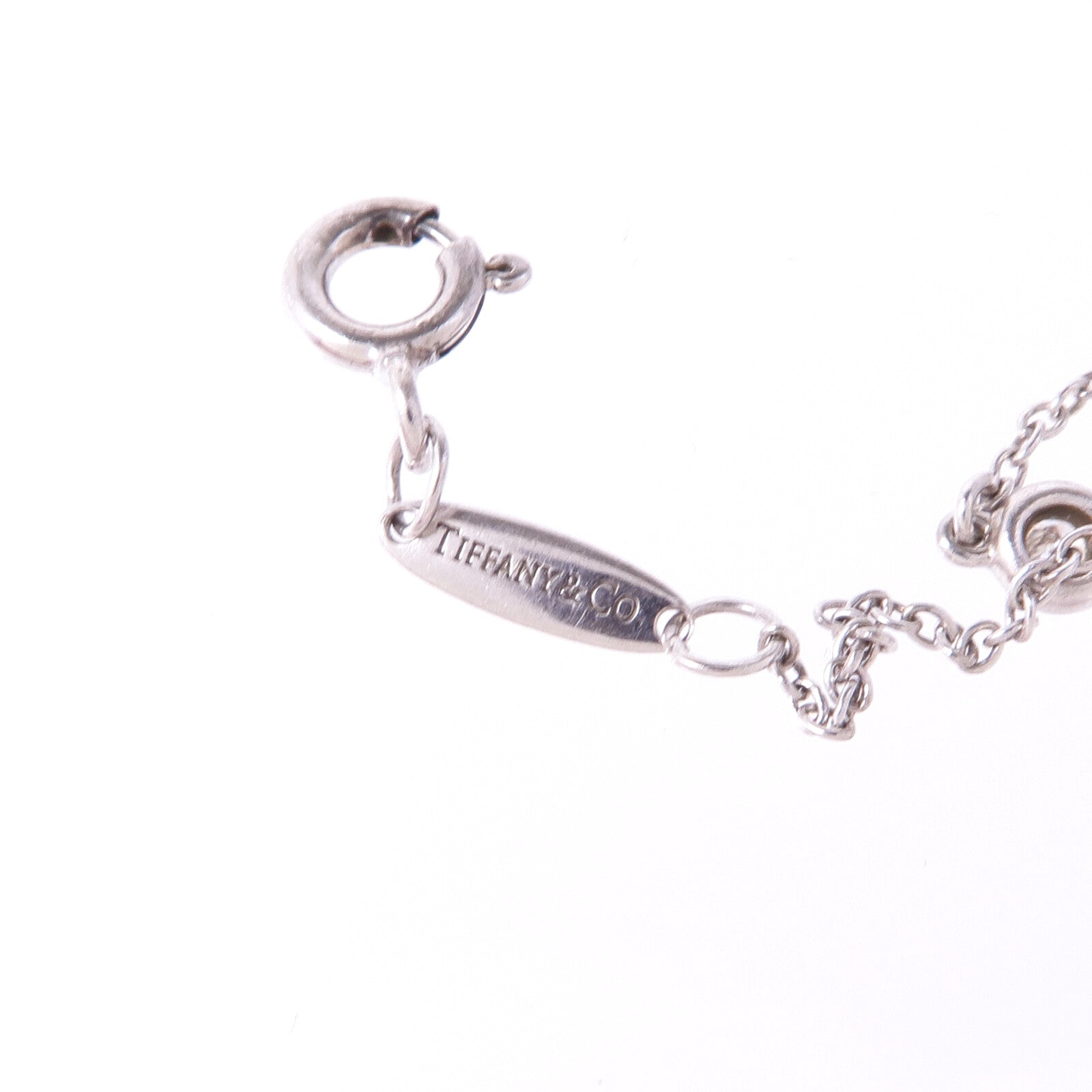 TIFFANY＆CO 925純銀By The Yard Bracelet鑽石手鏈