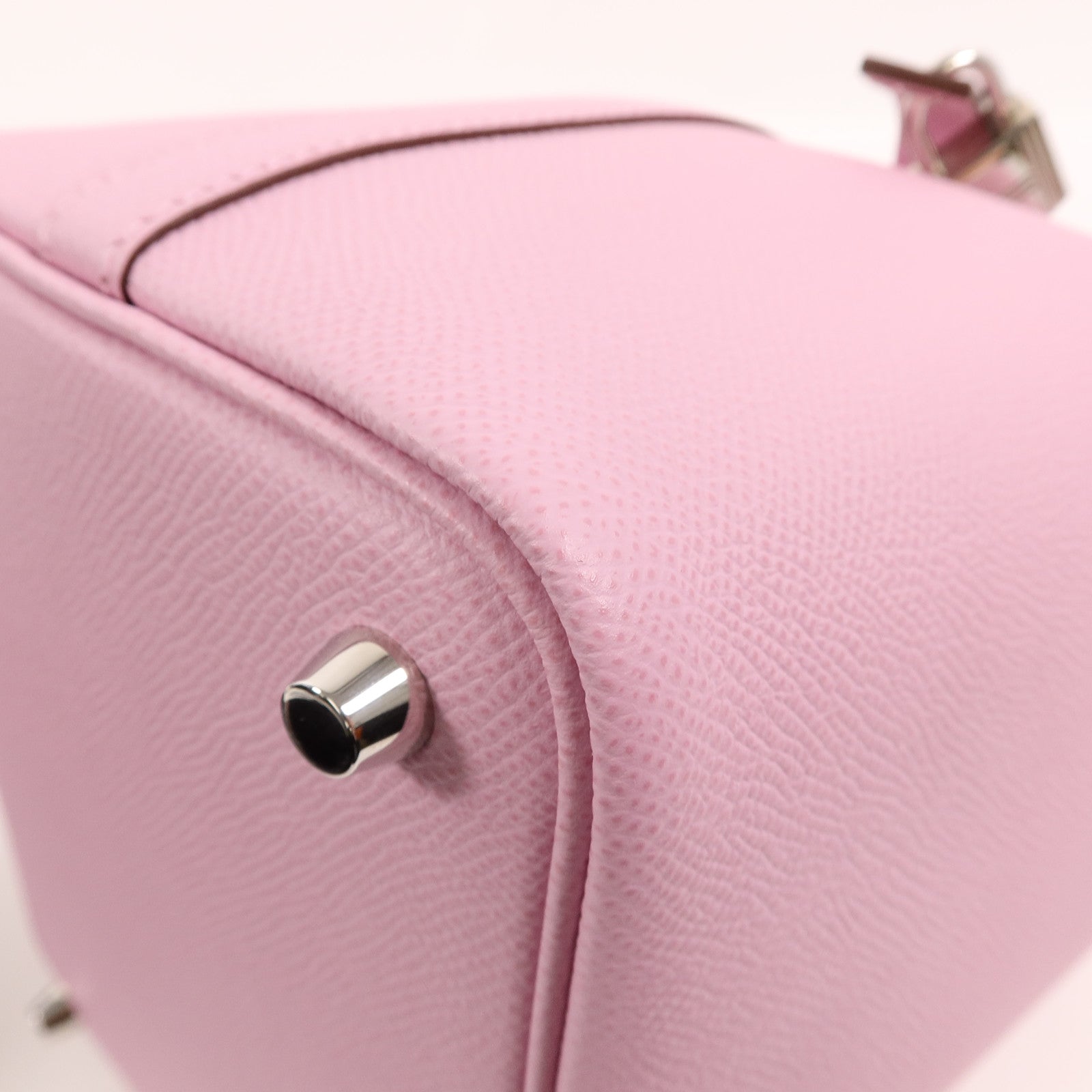 HERMES Epsom皮革Picotin PM手挽袋Mauve Sylvestre