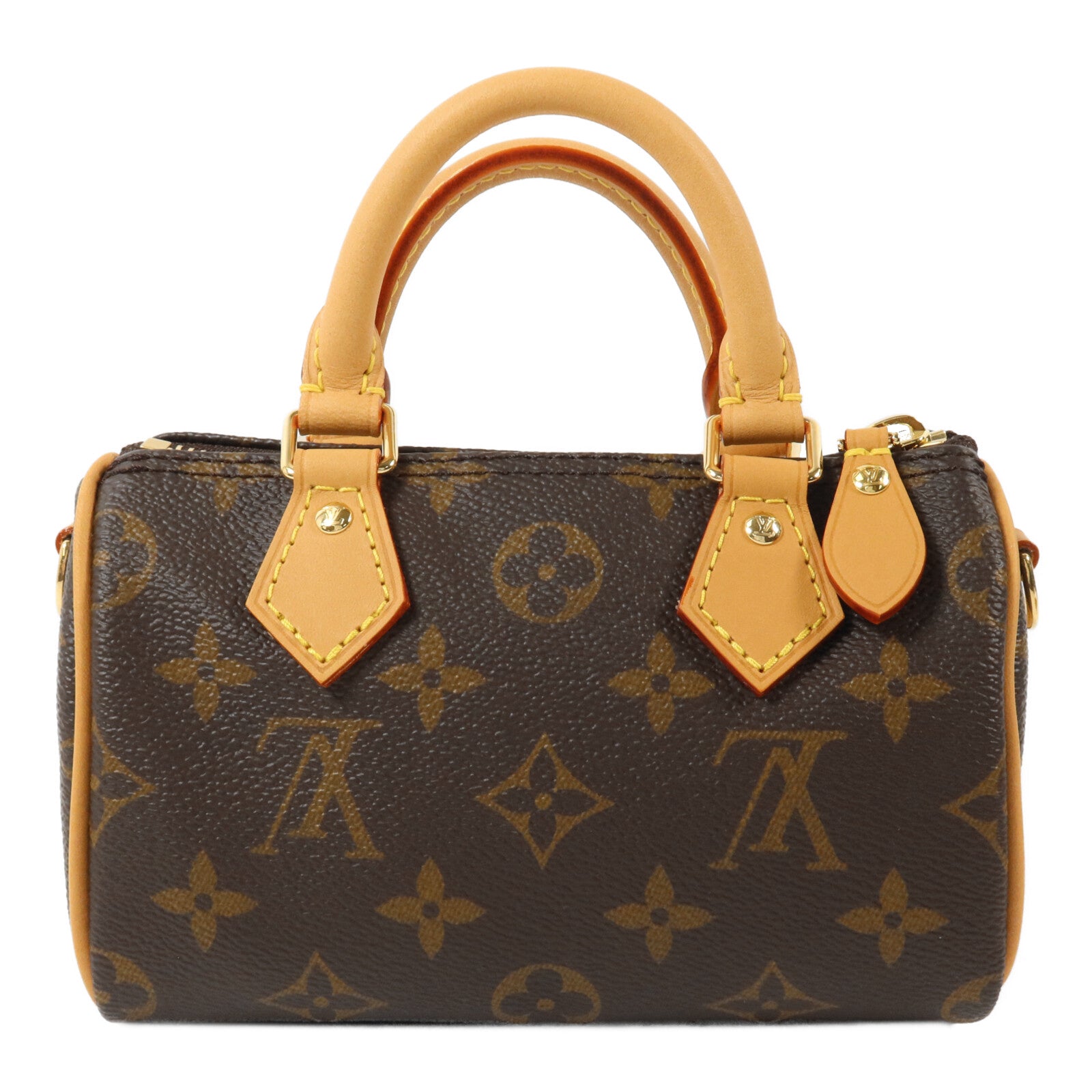 LOUIS VUITTON Monogram Nano Speedy手挽肩背兩用袋