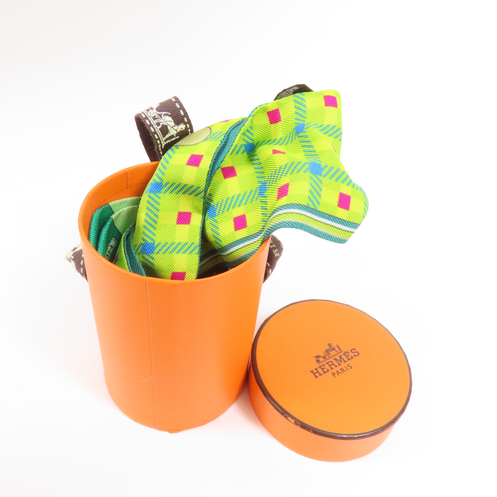 HERMES 絲質Twilly絲巾