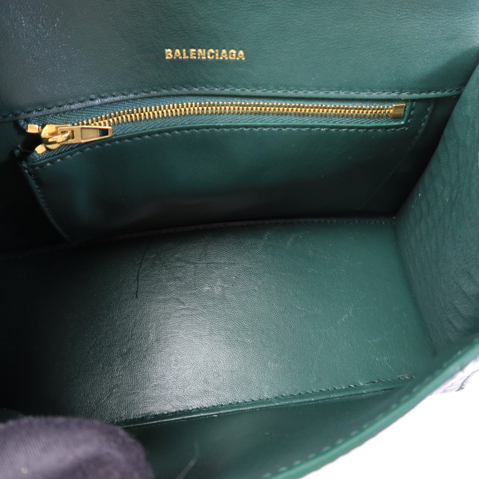 BALENCIAGA 牛皮皮革Hourglass Small手挽肩背兩用袋
