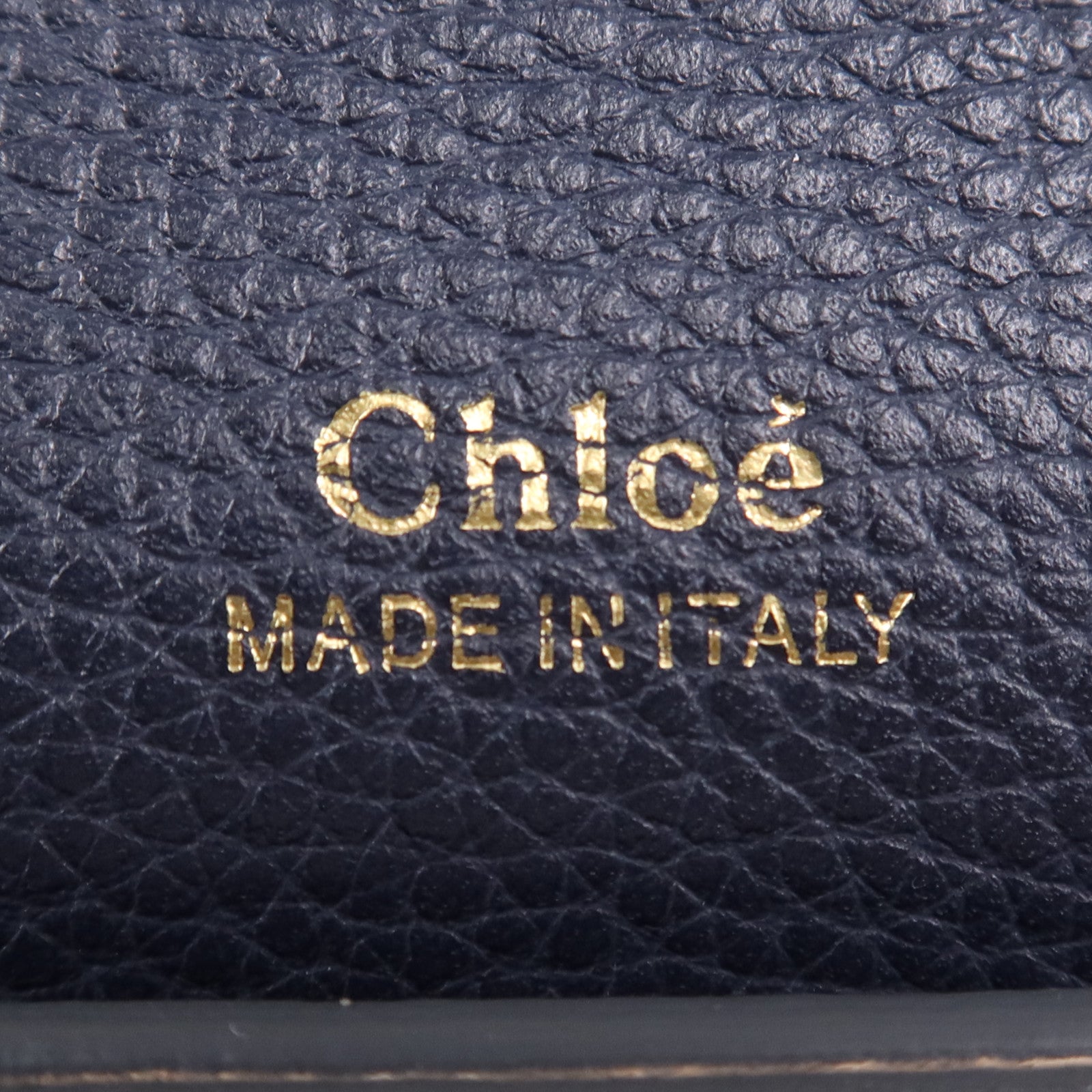 Chloe 牛皮皮革Clare金扣肩背袋