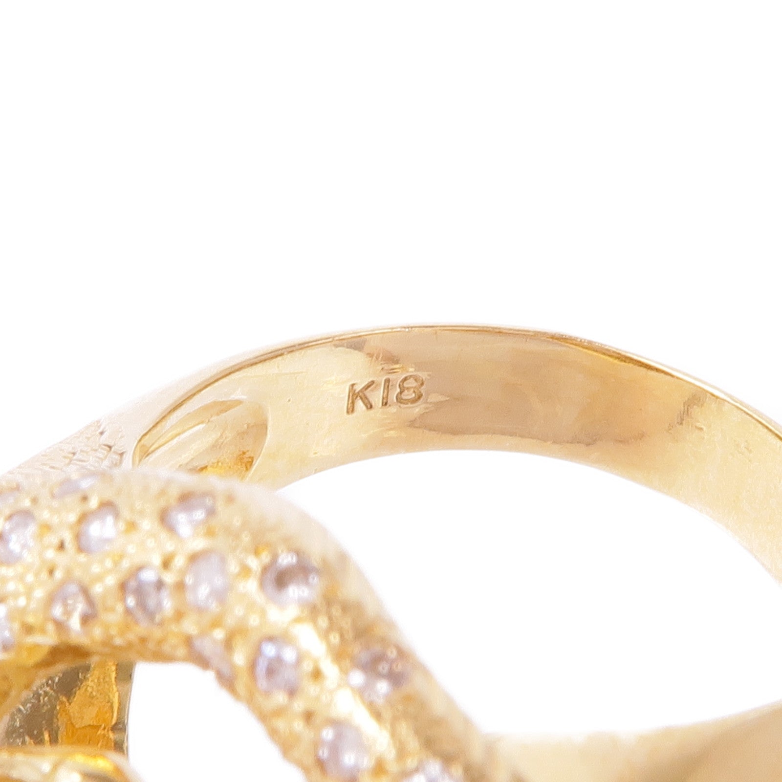 JEWELRY 18K黃金Diamond Ruby Ring鑽石戒指US#6