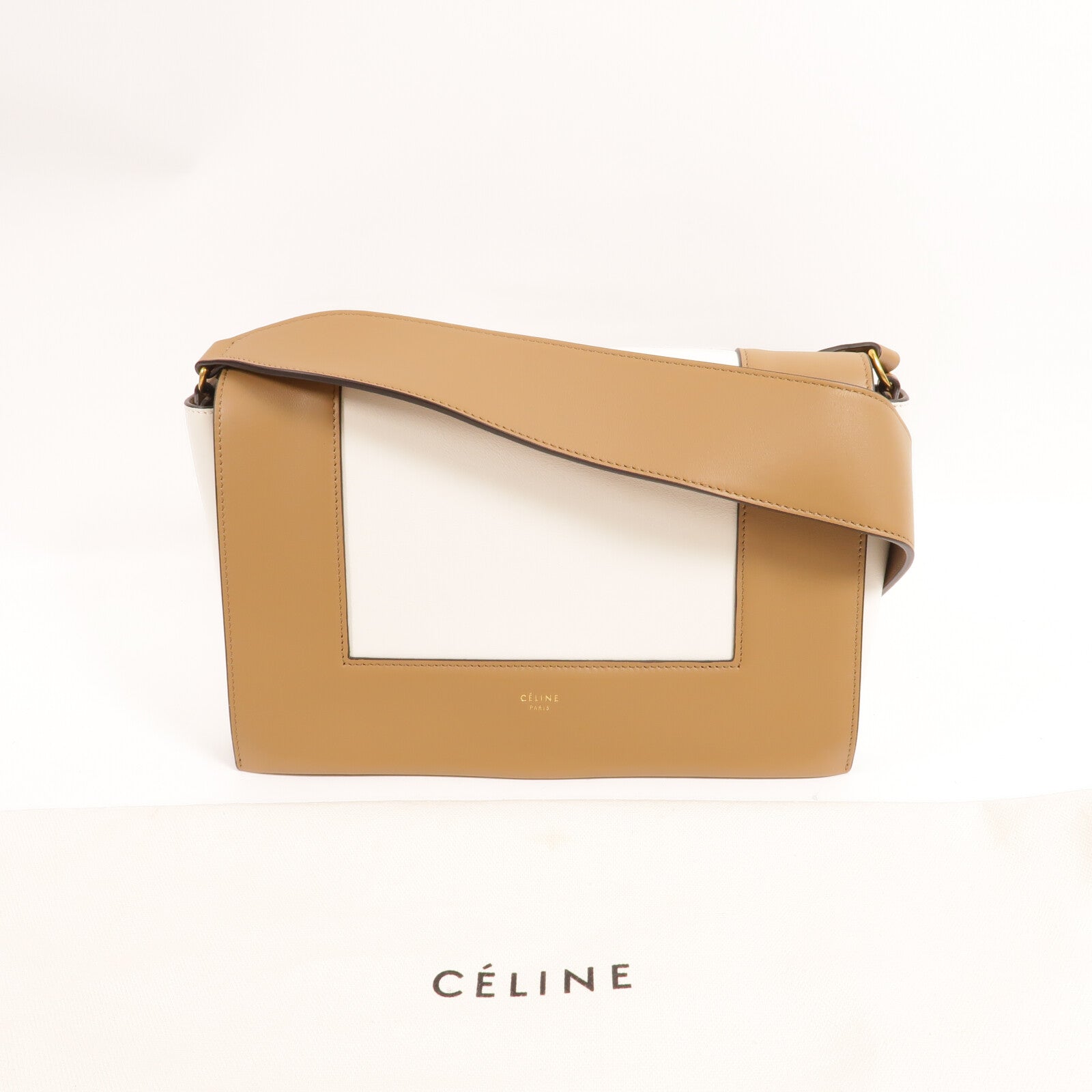 CELINE 牛皮皮革Frame Bag肩背袋