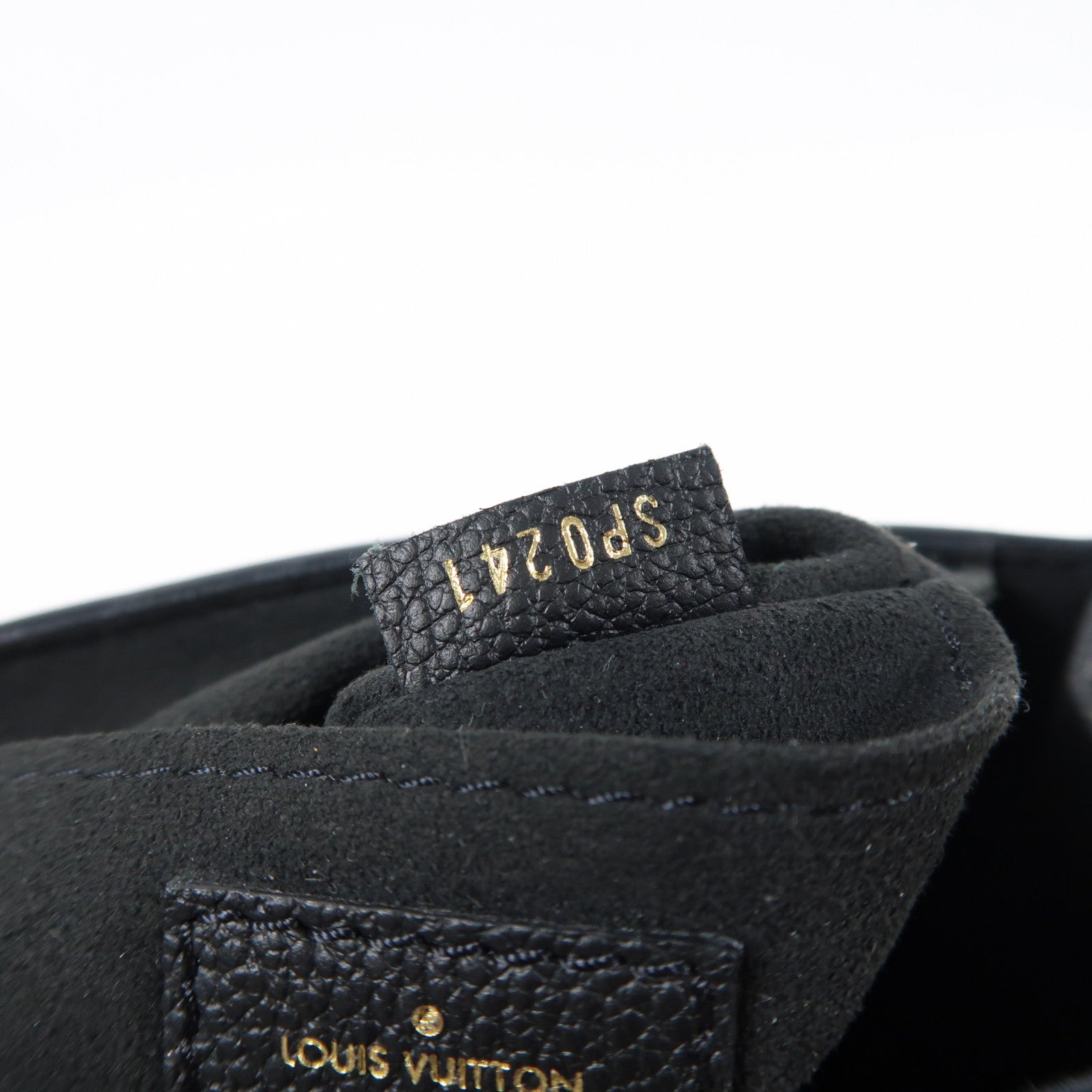 LOUIS VUITTON Monogram Empreinte Petit Sac Plat金扣手挽肩背兩用袋