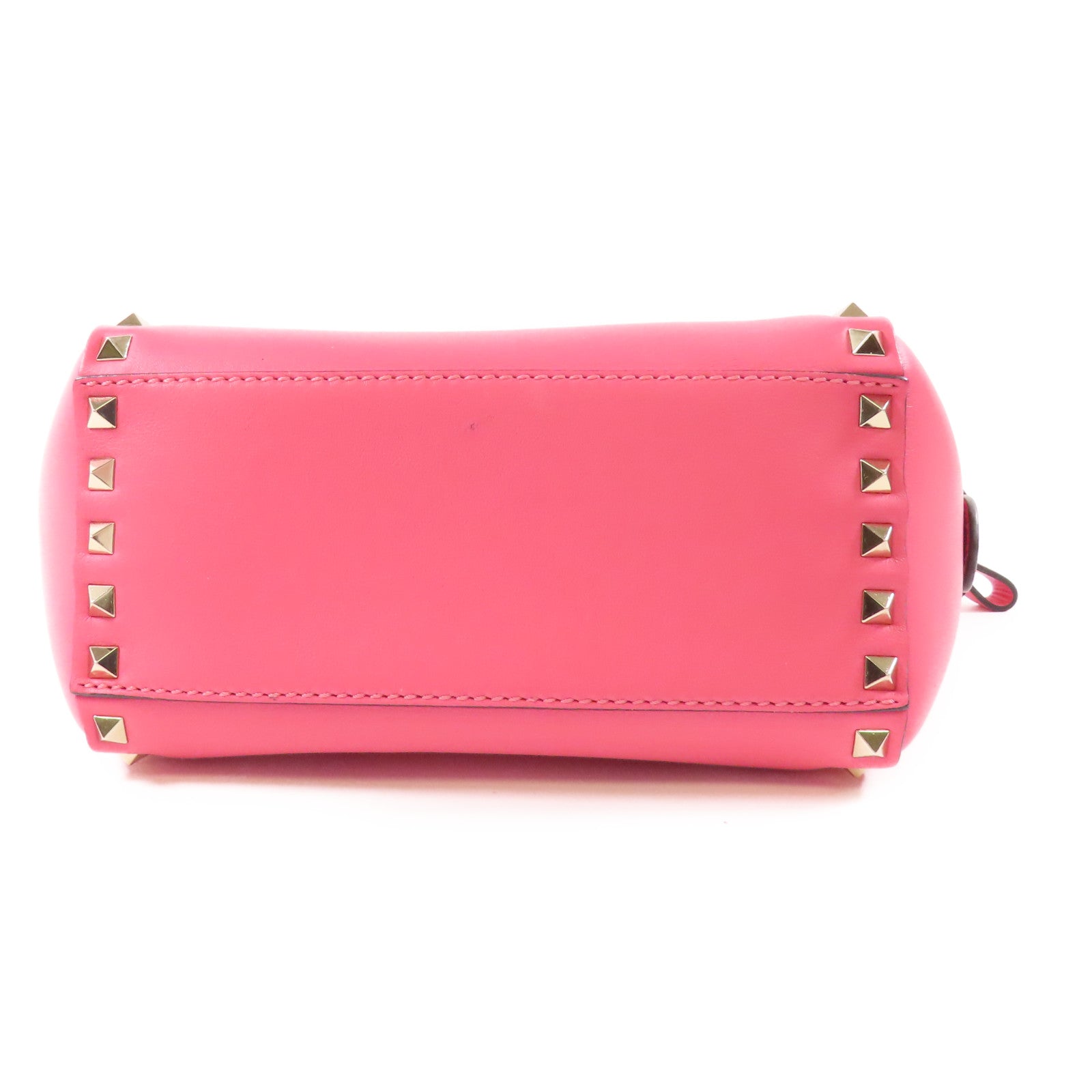 Valentino 牛皮皮革2 Way Shoulder金扣手挽肩背兩用袋