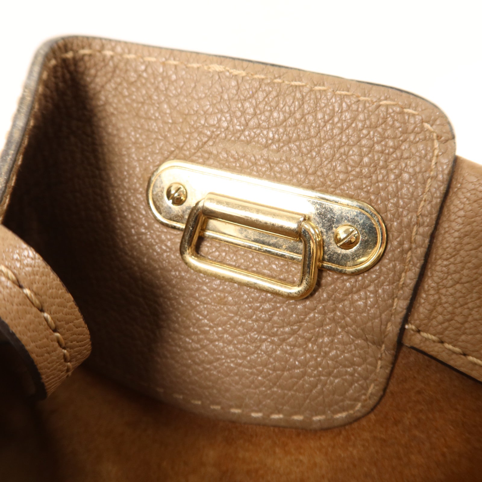 BALLY 牛皮皮革2 Way Shoulder Bag金扣手挽肩背兩用袋