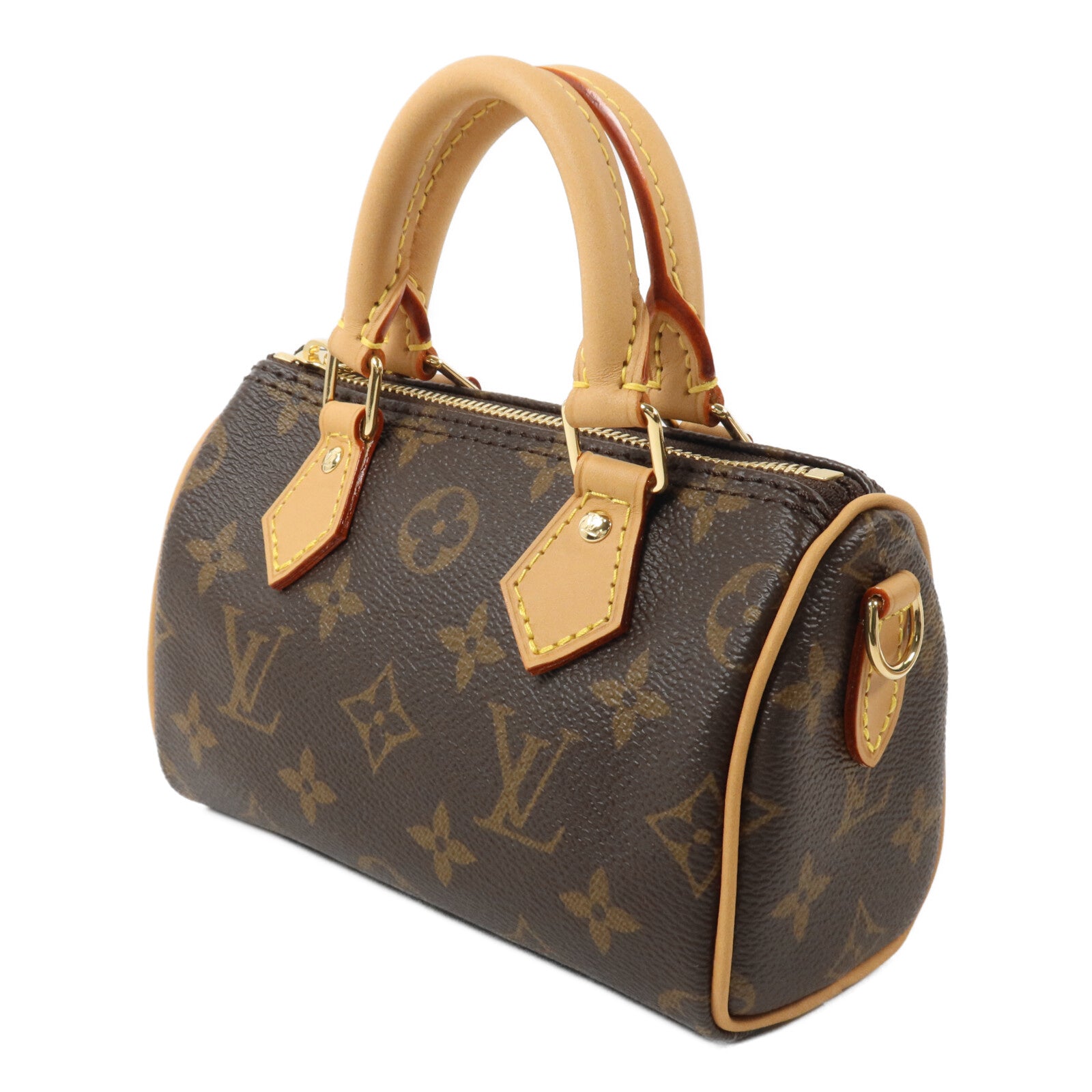 LOUIS VUITTON Monogram Nano Speedy手挽肩背兩用袋