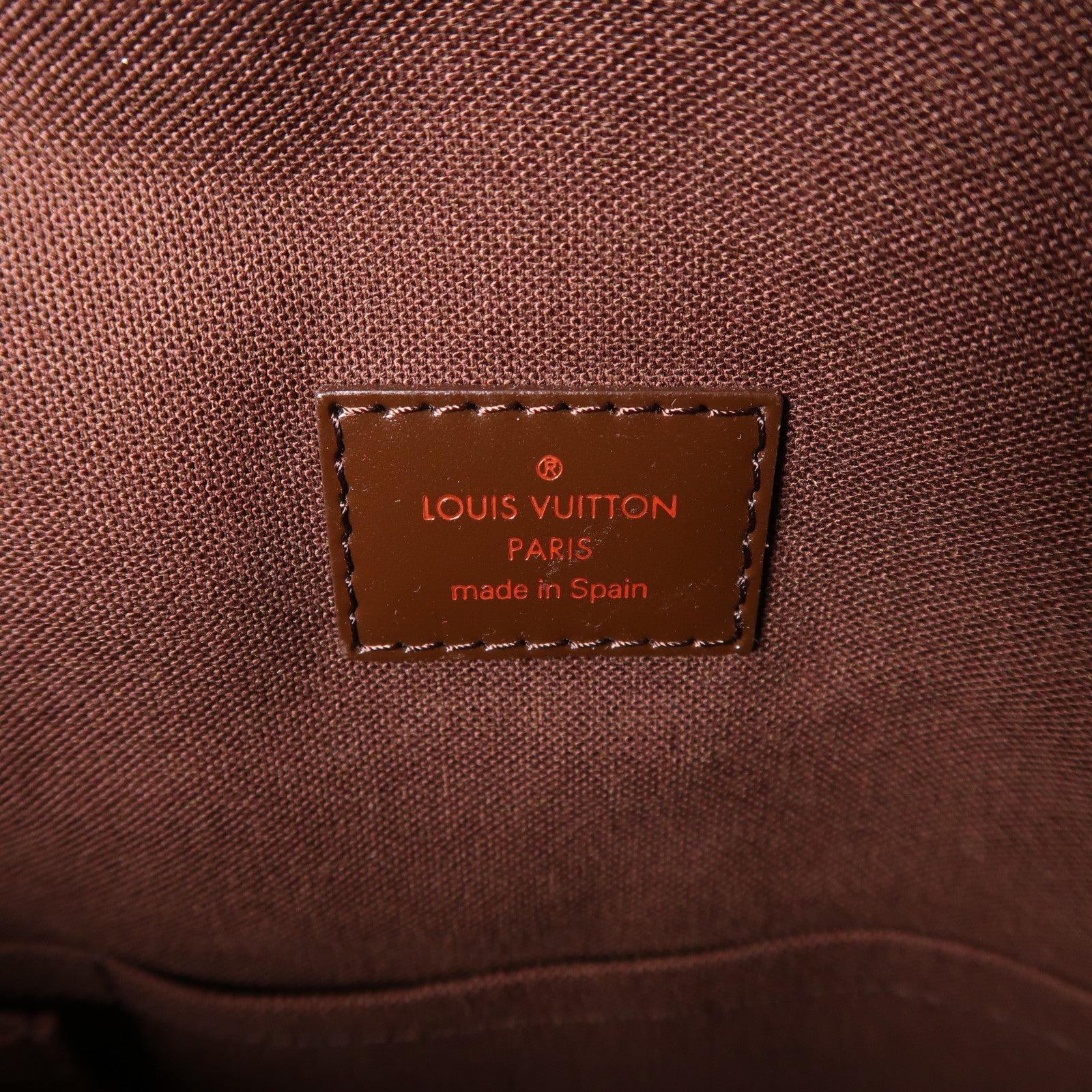 LOUIS VUITTON Damier Beaubourg金扣肩背袋棕色