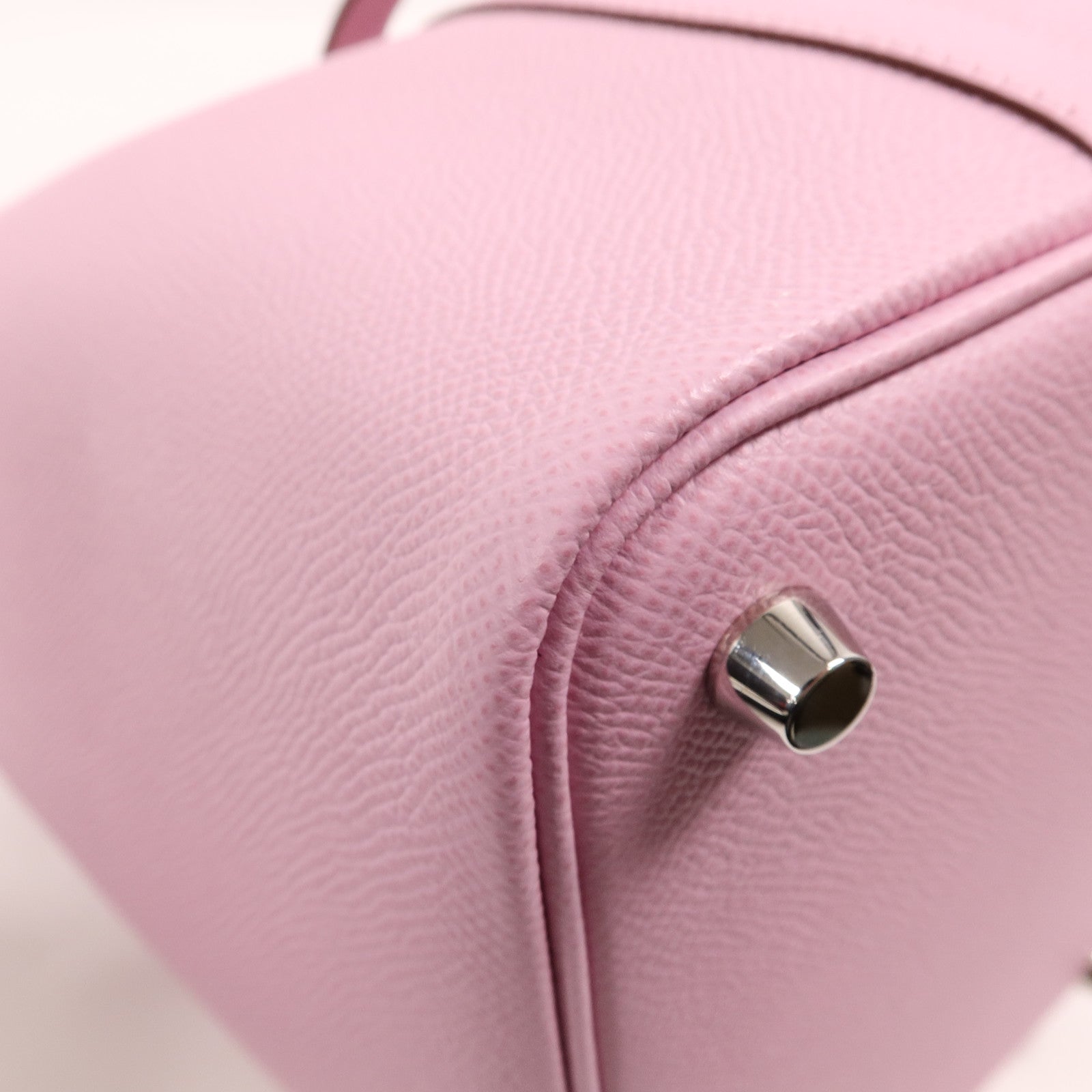 HERMES Epsom皮革Picotin PM手挽袋Mauve Sylvestre