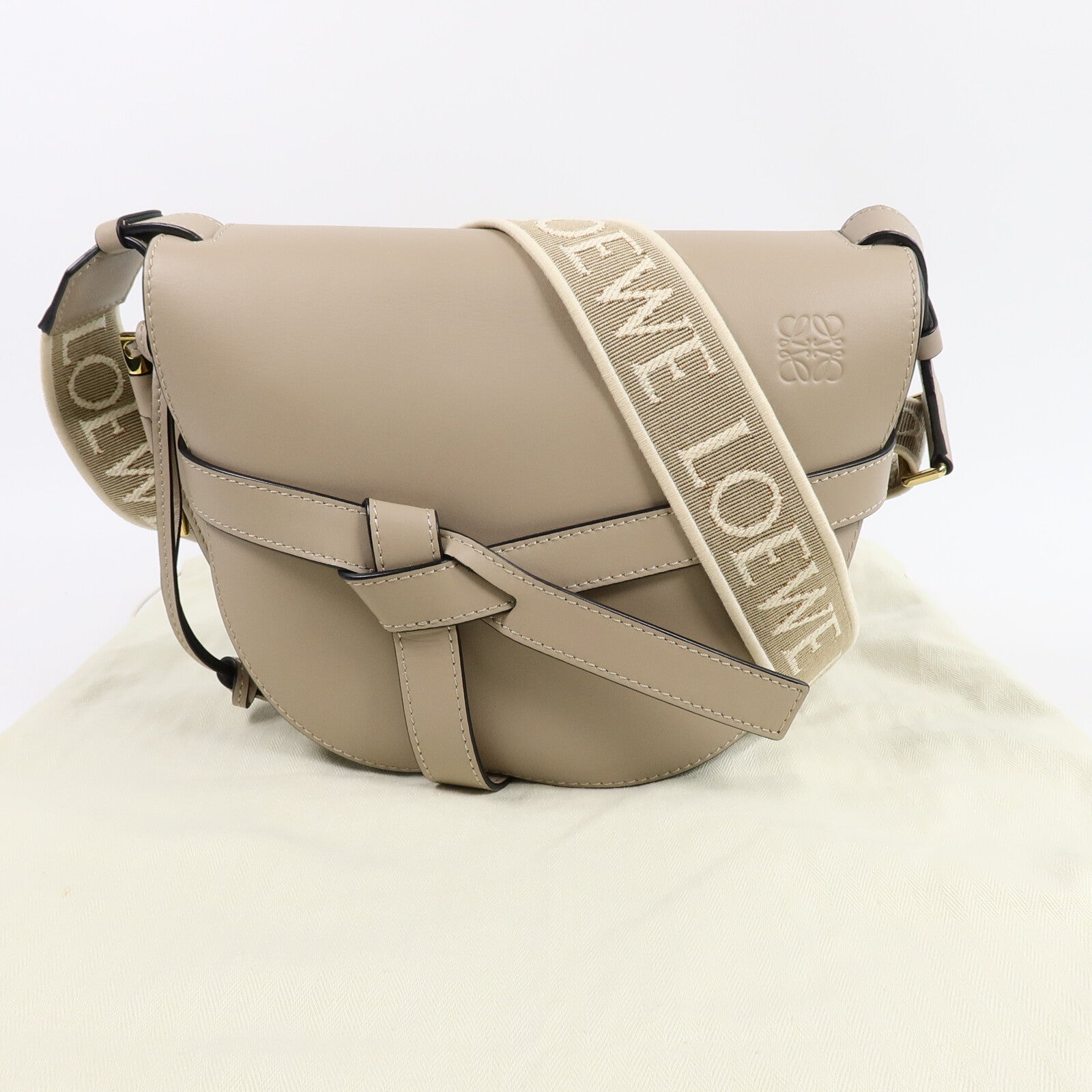LOEWE 牛皮皮革Small Gate肩背袋