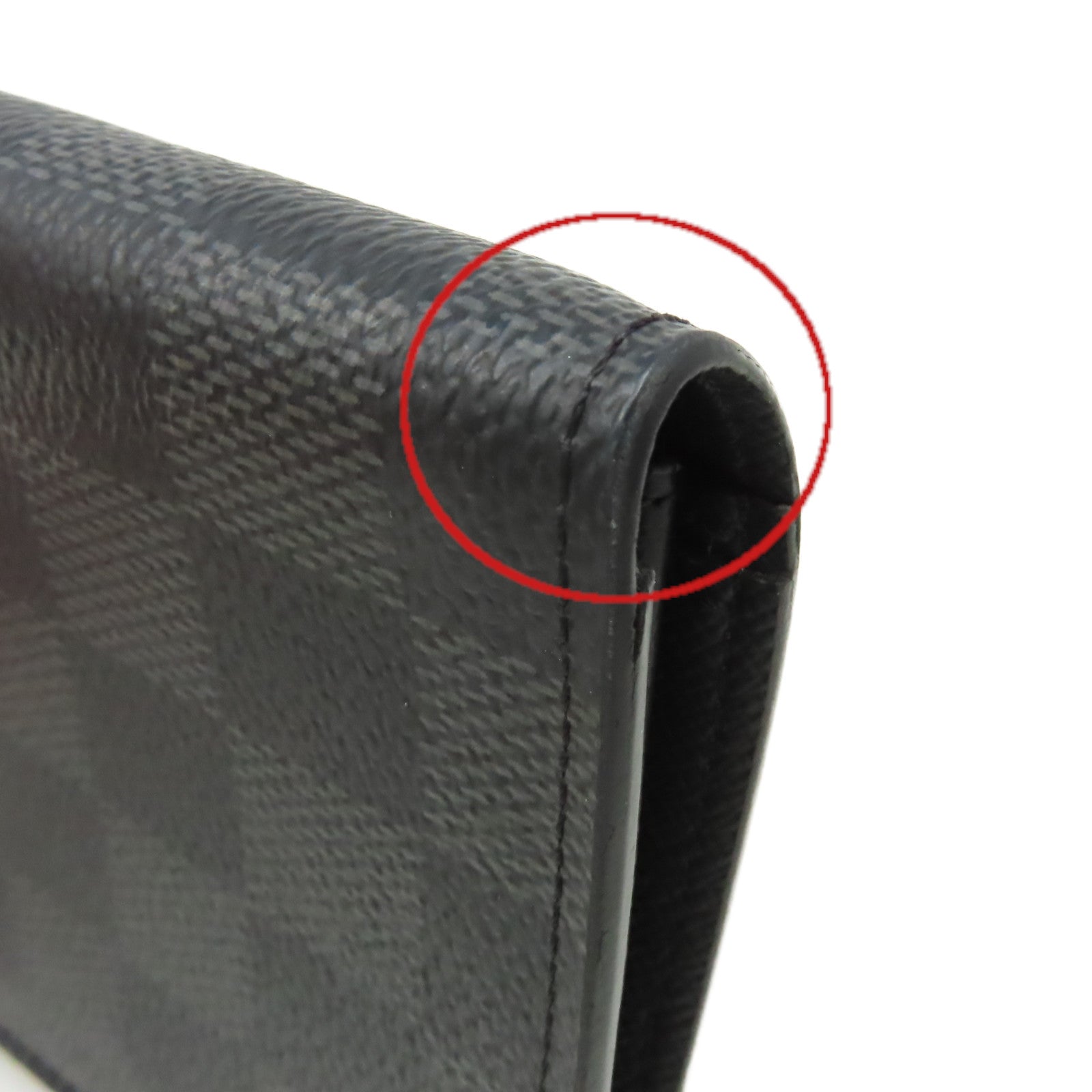 LOUIS VUITTON Damier Graphite Brazza Wallet長錢包黑色/碳灰色