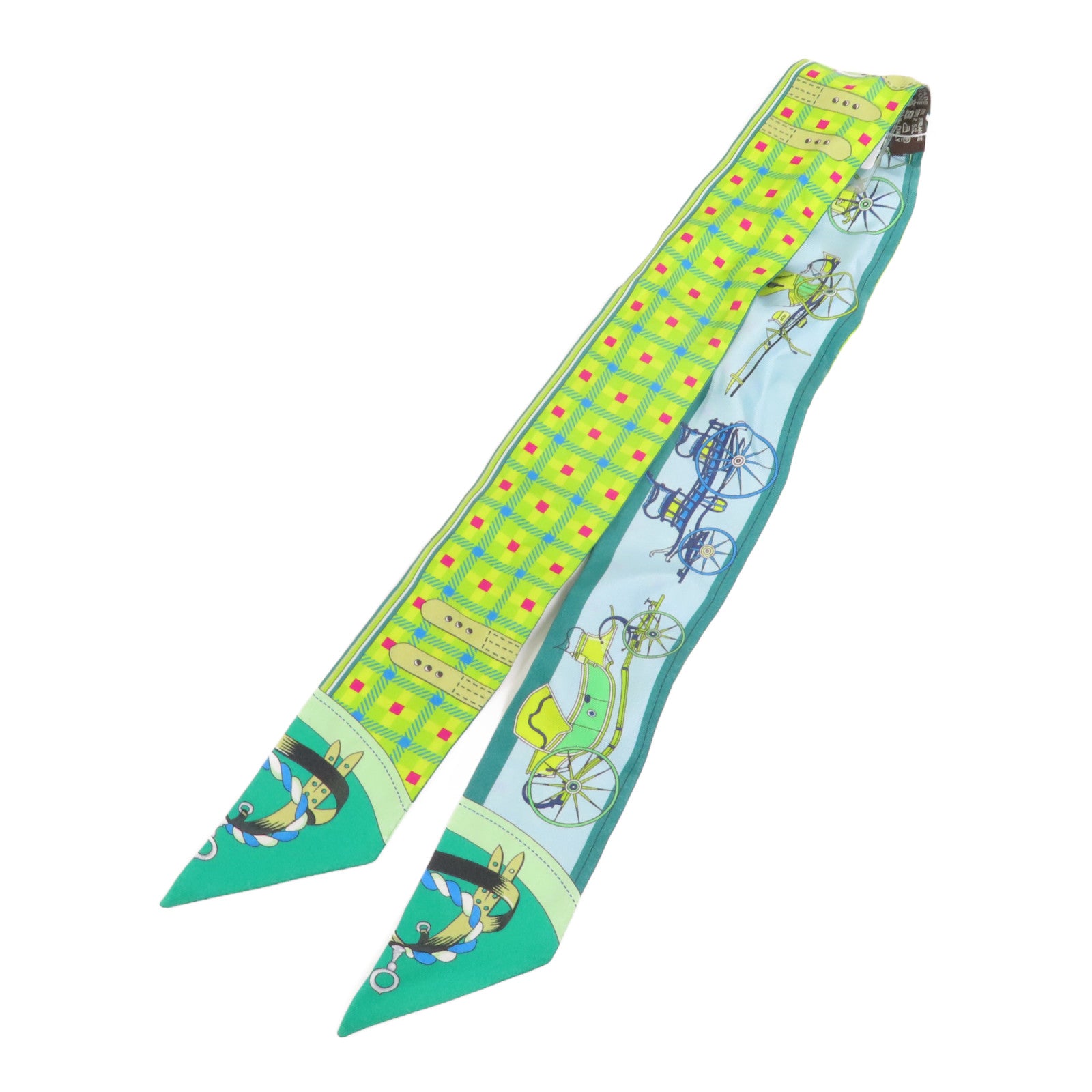 HERMES 絲質Twilly絲巾