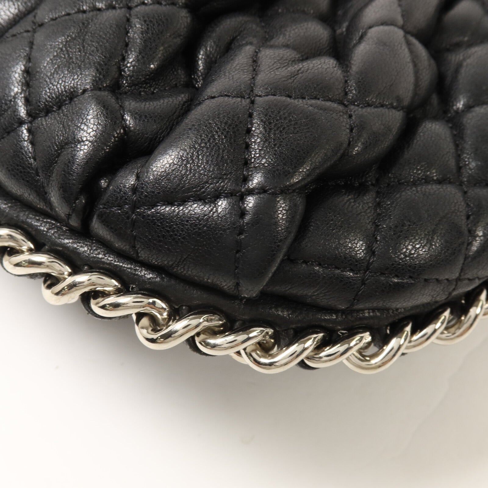 CHANEL 牛皮皮革Chain Shoulder鏈帶肩背袋