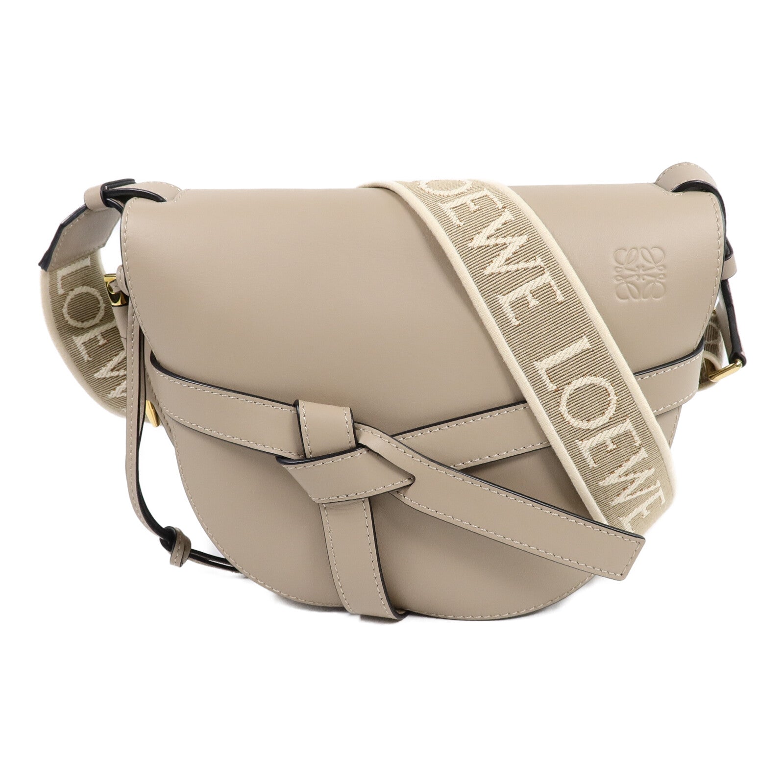 LOEWE 牛皮皮革Small Gate肩背袋