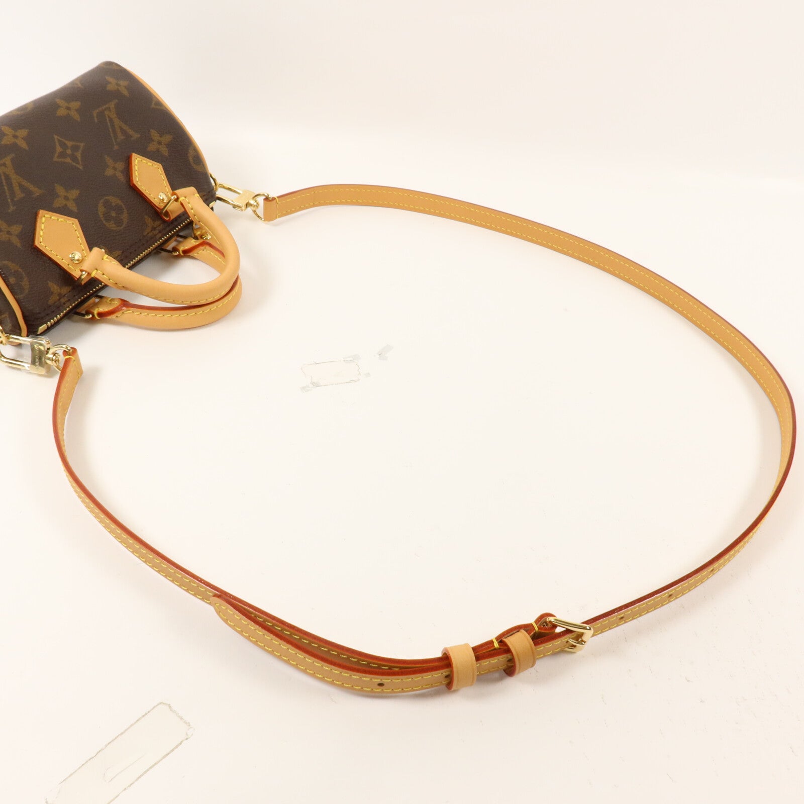 LOUIS VUITTON Monogram Nano Speedy手挽肩背兩用袋