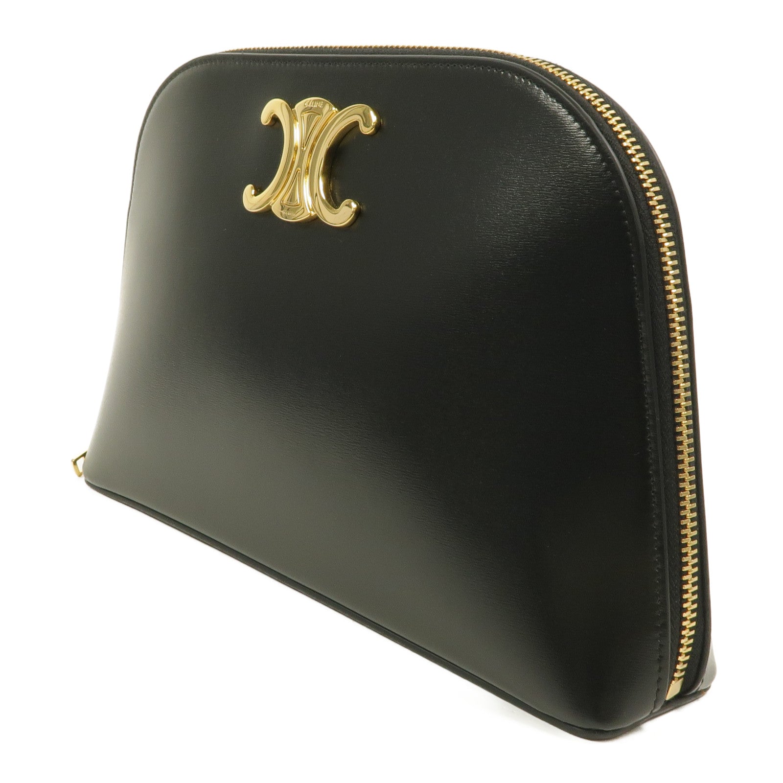 CELINE 牛皮皮革Triomphe Pouch手拿包
