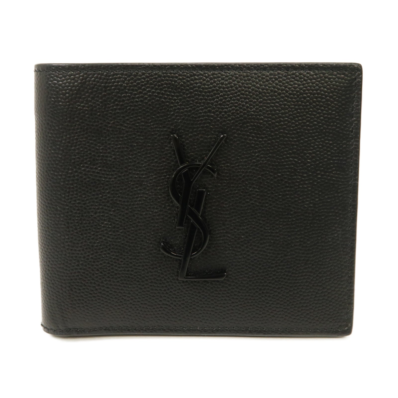 SAINT LAURENT 牛皮皮革Wallet錢包黑色