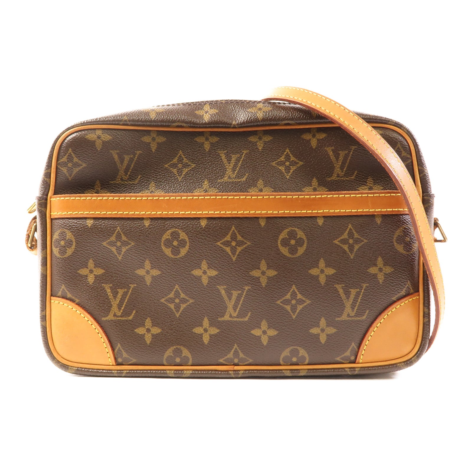 LOUIS VUITTON LV GHW Trocadero 27 Shoulder Bag M51274 Monogram Brown