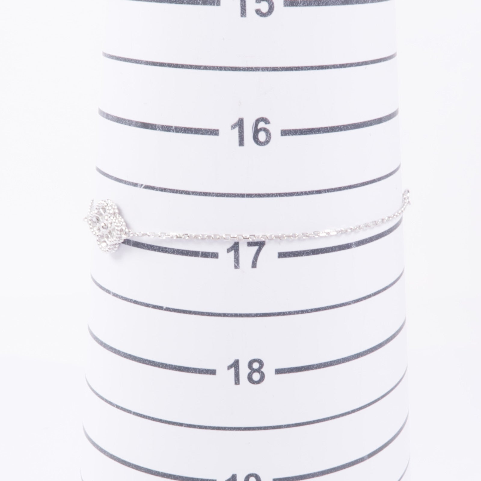 Van Cleef & Arpels 18K白金Sweet Alhambra Bracelet鑽石手鏈