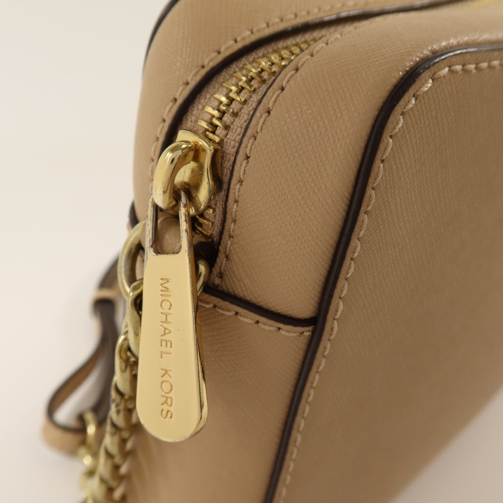 Michael Kors 牛皮皮革Shoulder Bag金扣肩背袋
