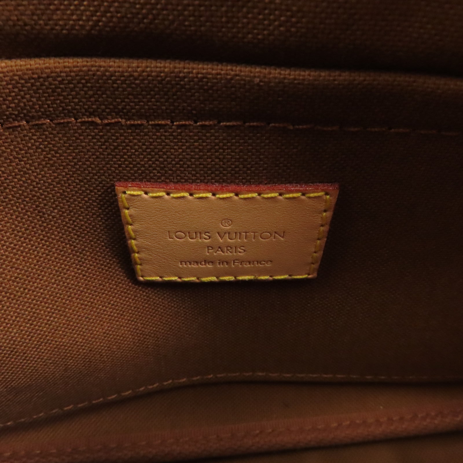 LOUIS VUITTON Monogram Multi Pochette Accessoires金扣肩背袋棕色