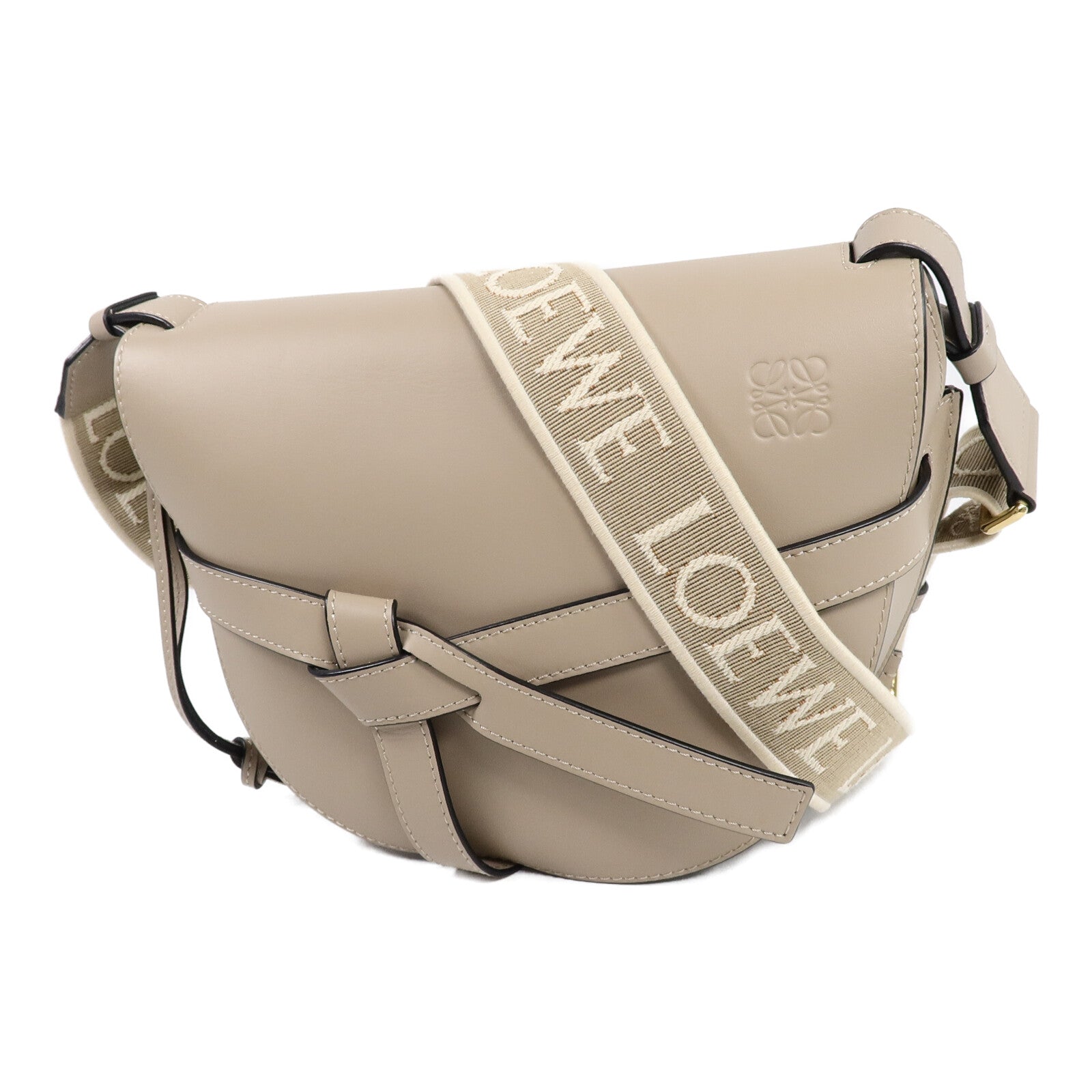 LOEWE 牛皮皮革Small Gate肩背袋