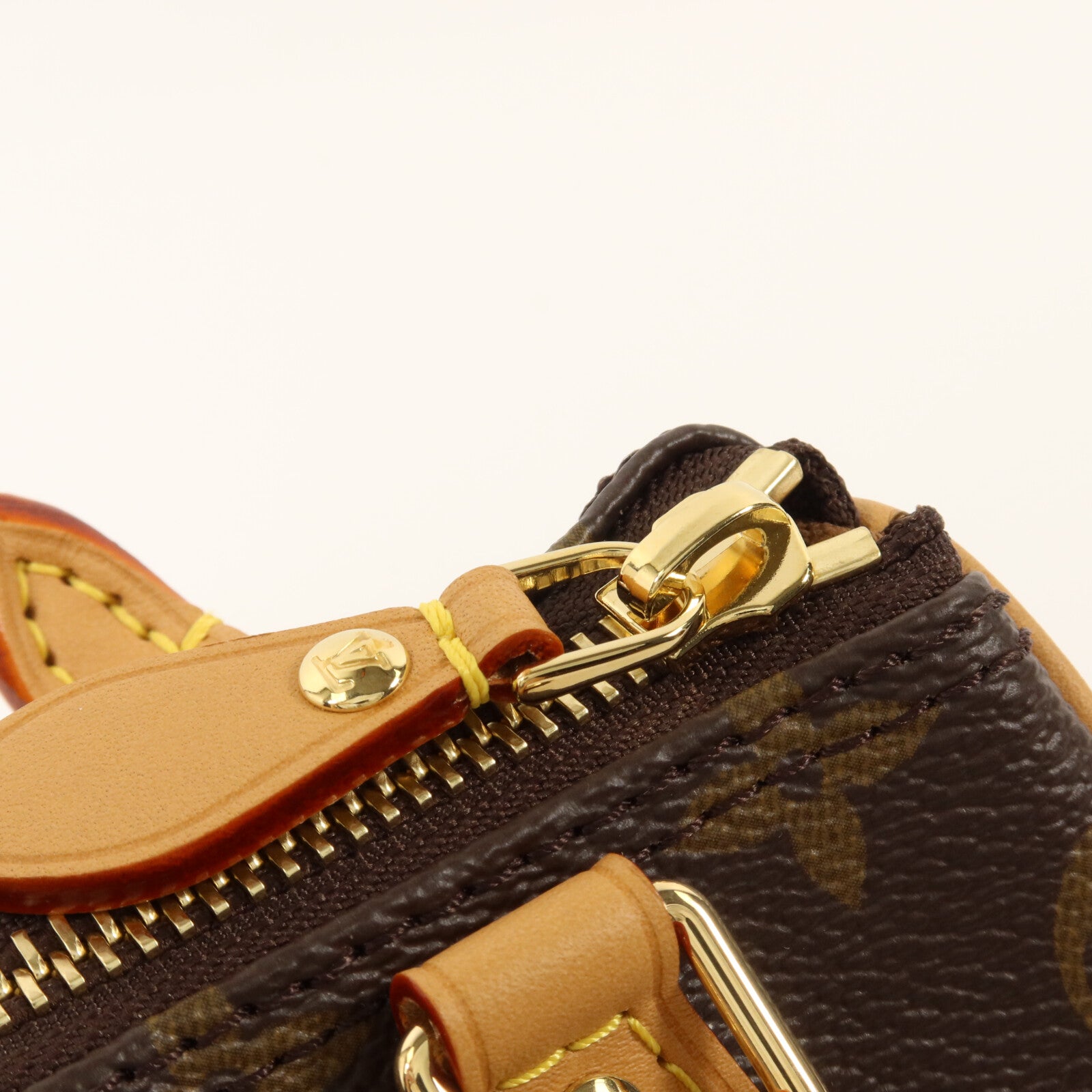 LOUIS VUITTON Monogram Nano Speedy手挽肩背兩用袋