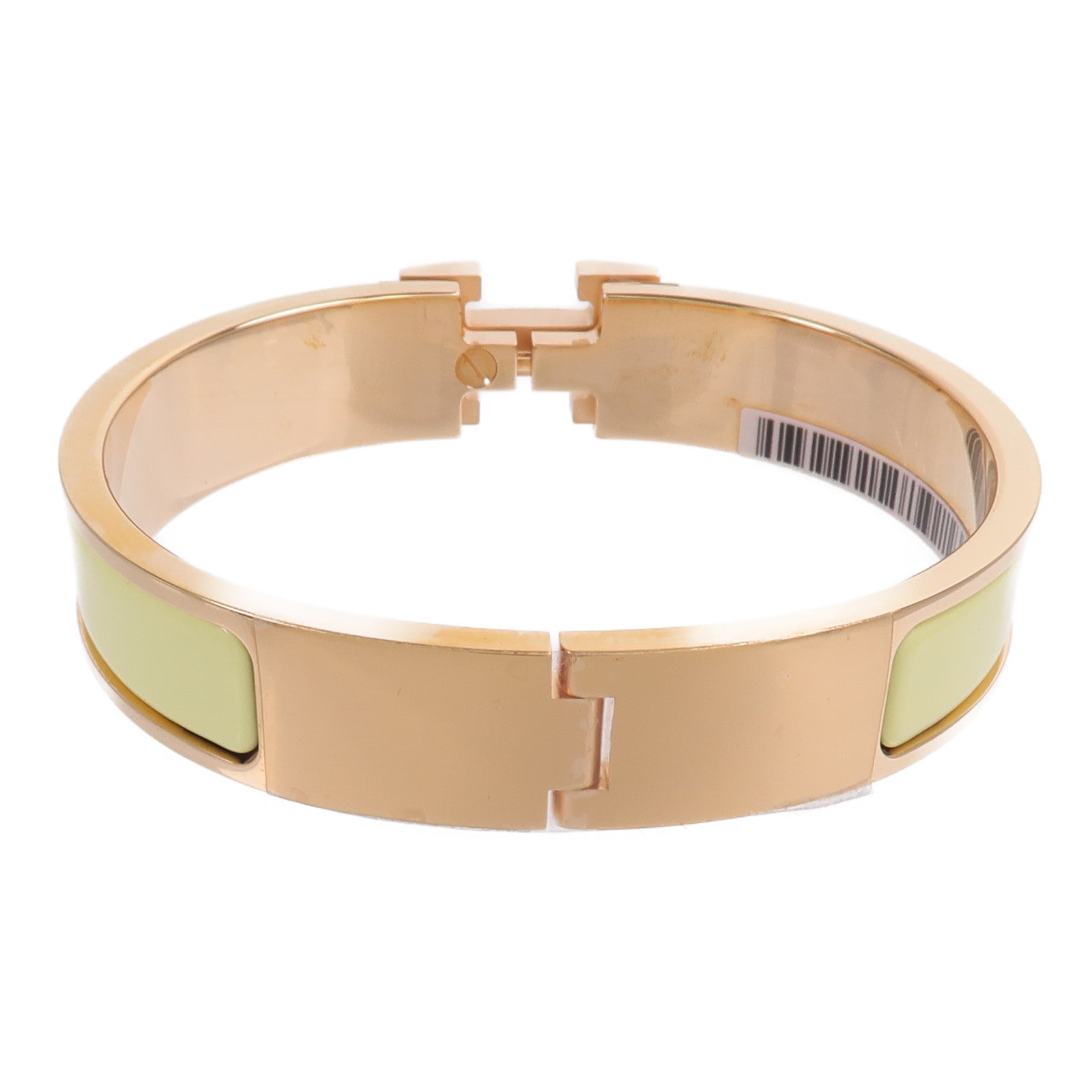 HERMES 金屬/琺瑯Clic H Bangle手鐲