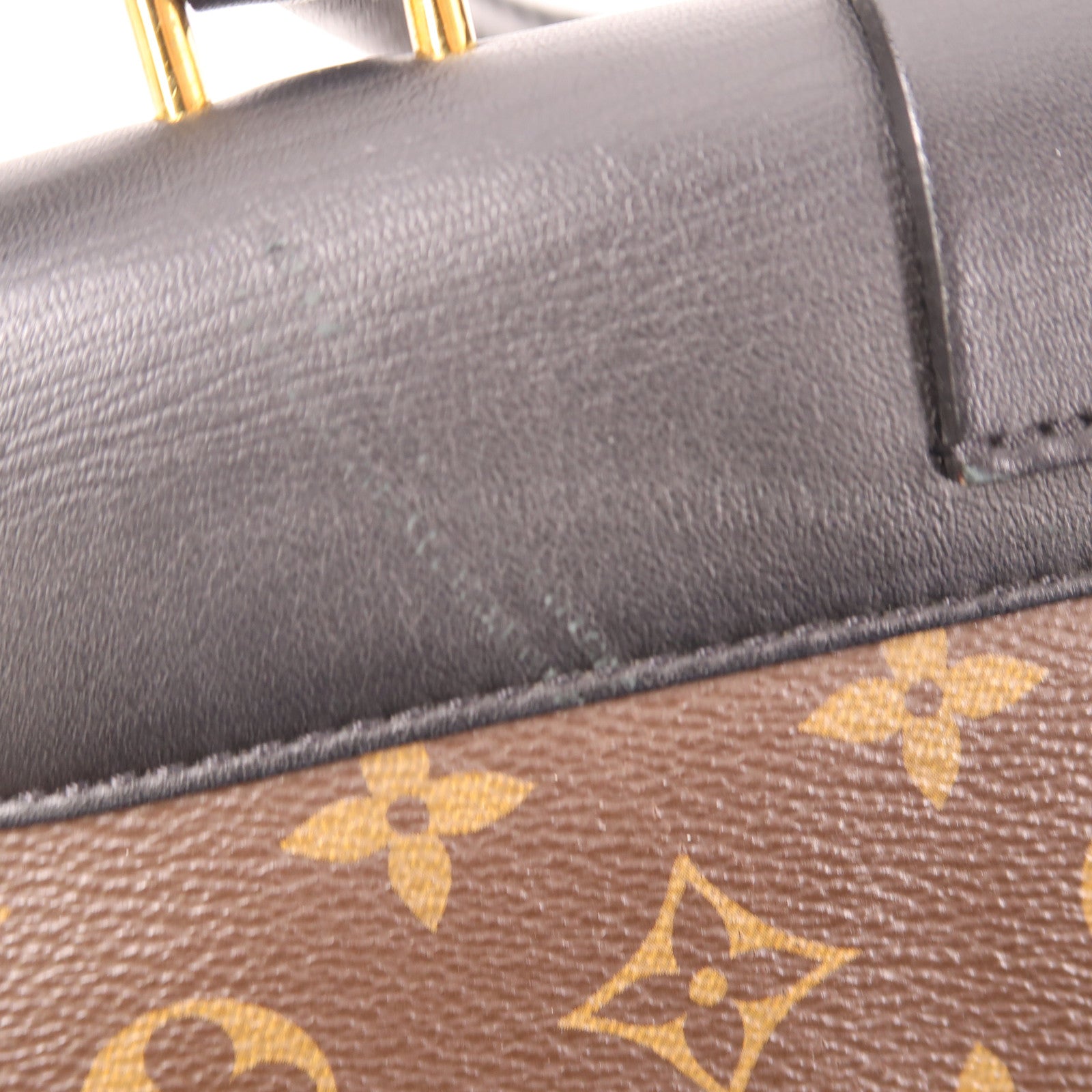LOUIS VUITTON Monogram Locky BB金扣手挽肩背兩用袋