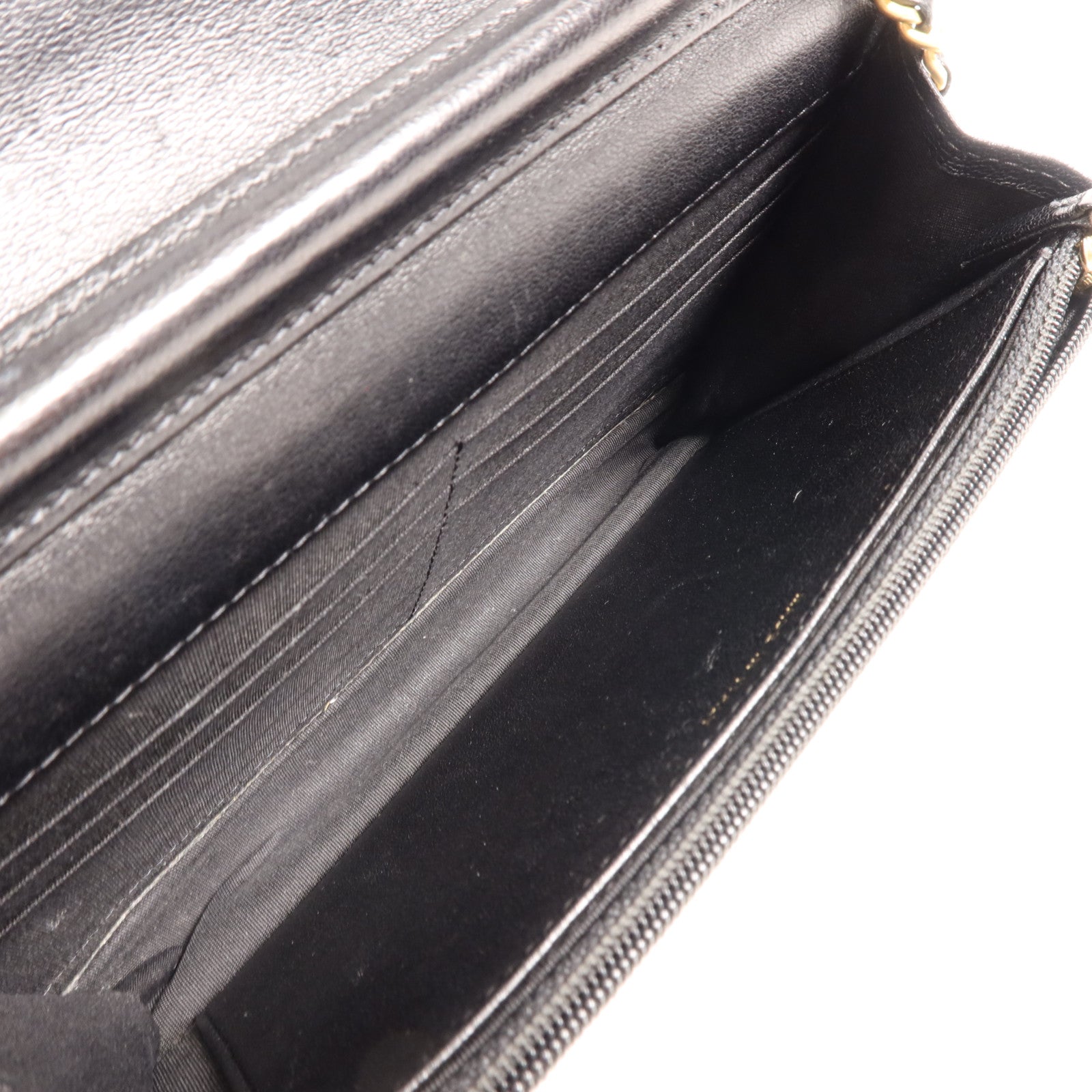 CHANEL 牛皮皮革WOC Wallet On Chain金扣鏈帶肩背袋