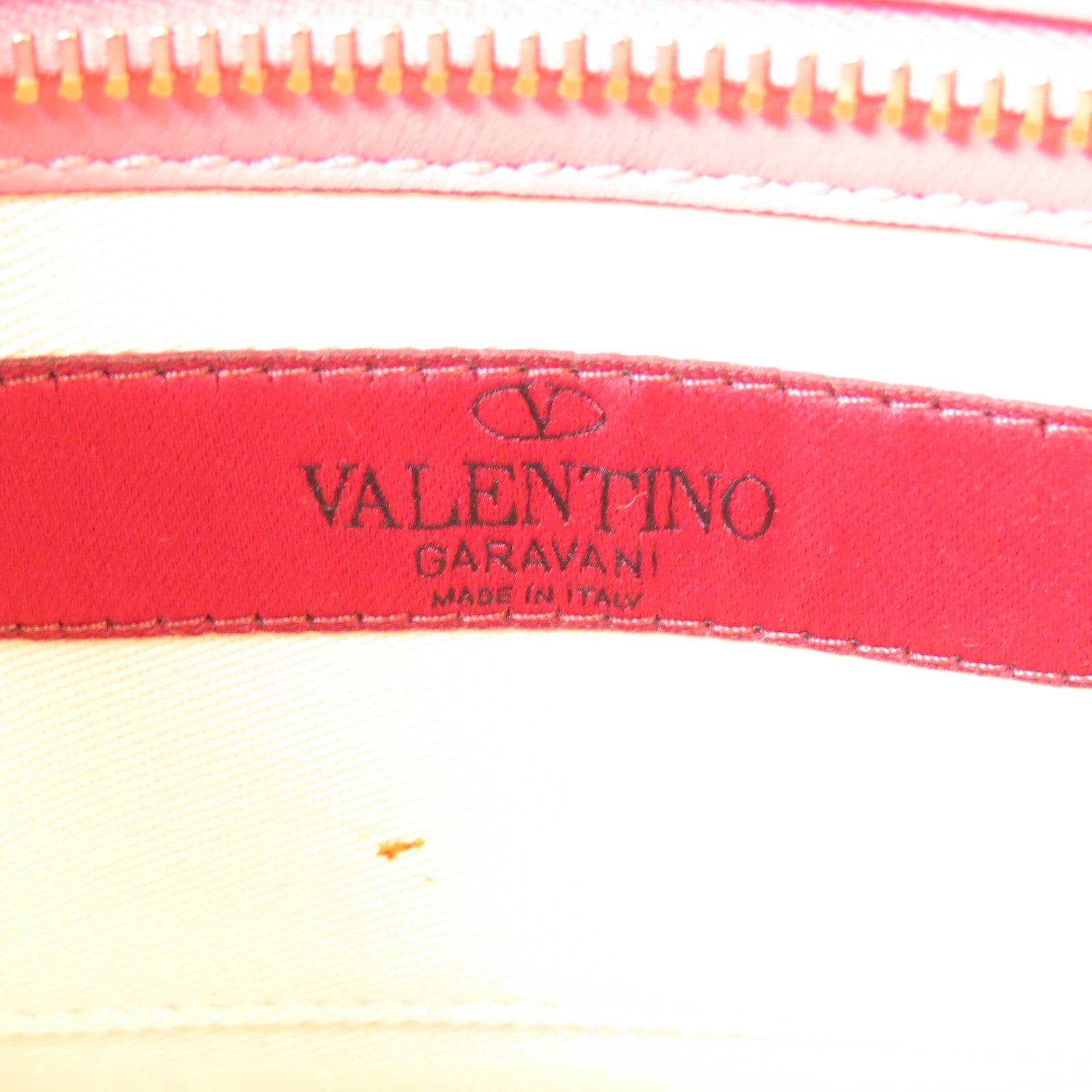 Valentino 牛皮皮革2 Way Shoulder金扣手挽肩背兩用袋