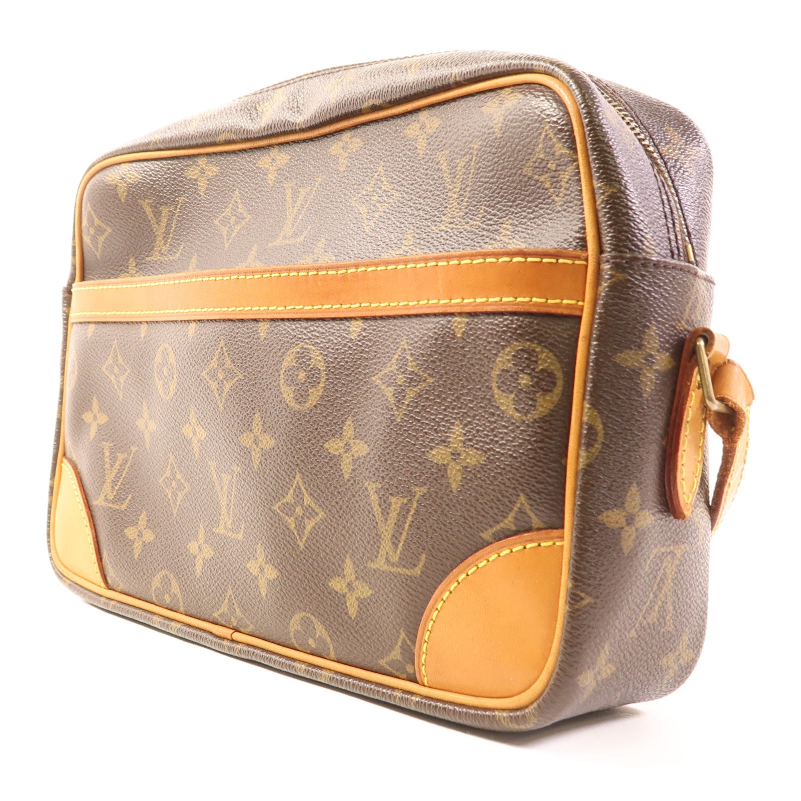 LOUIS VUITTON LV GHW Trocadero 27 Shoulder Bag M51274 Monogram Brown
