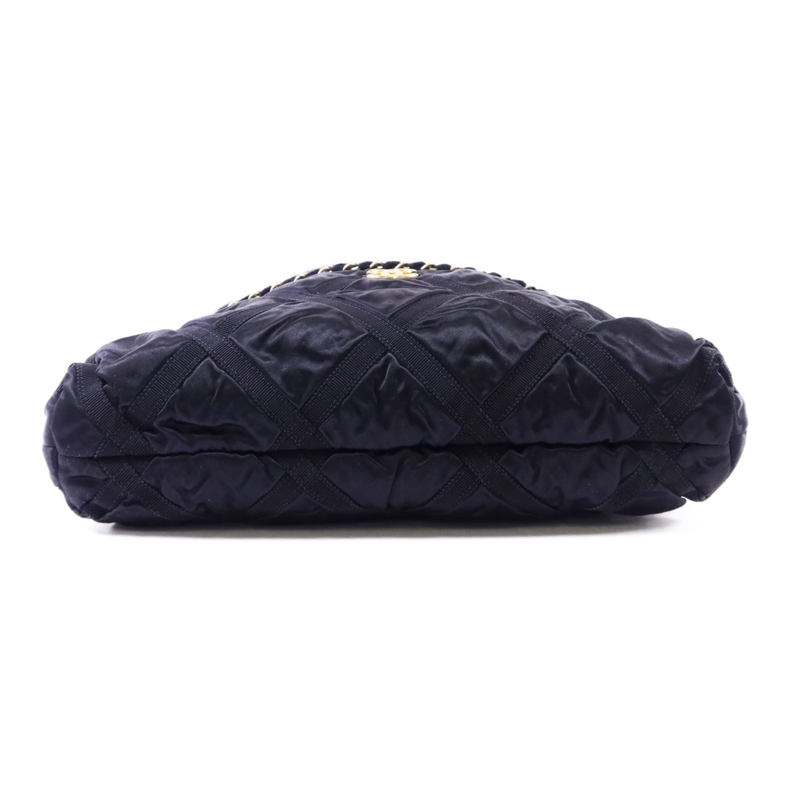 CHANEL 緞布Grosgrain Tote Bag金扣手挽袋